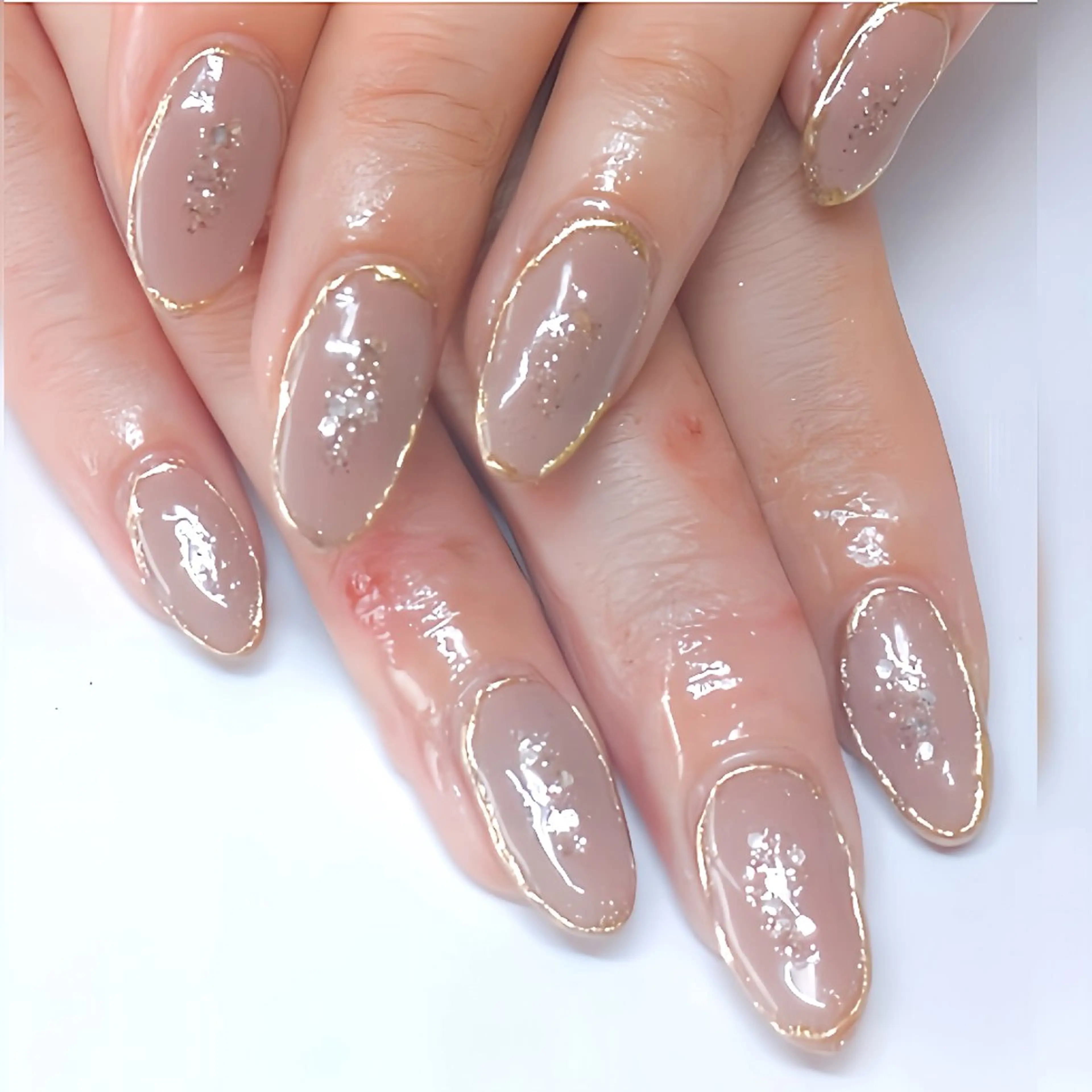 セミロング AQUA nailのネイルデザイン