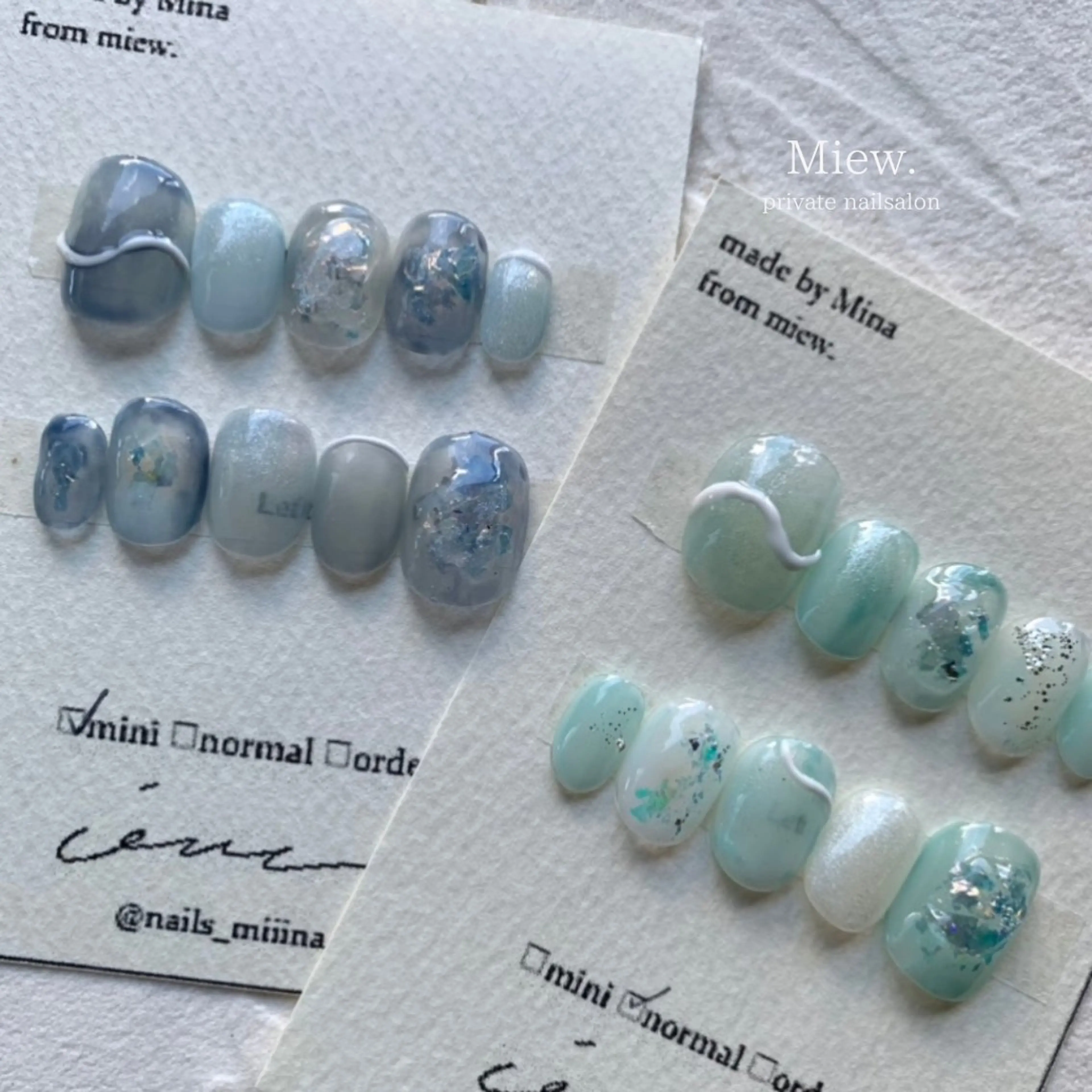 ネイル Mina🫧 【Miew.】のネイルデザイン
