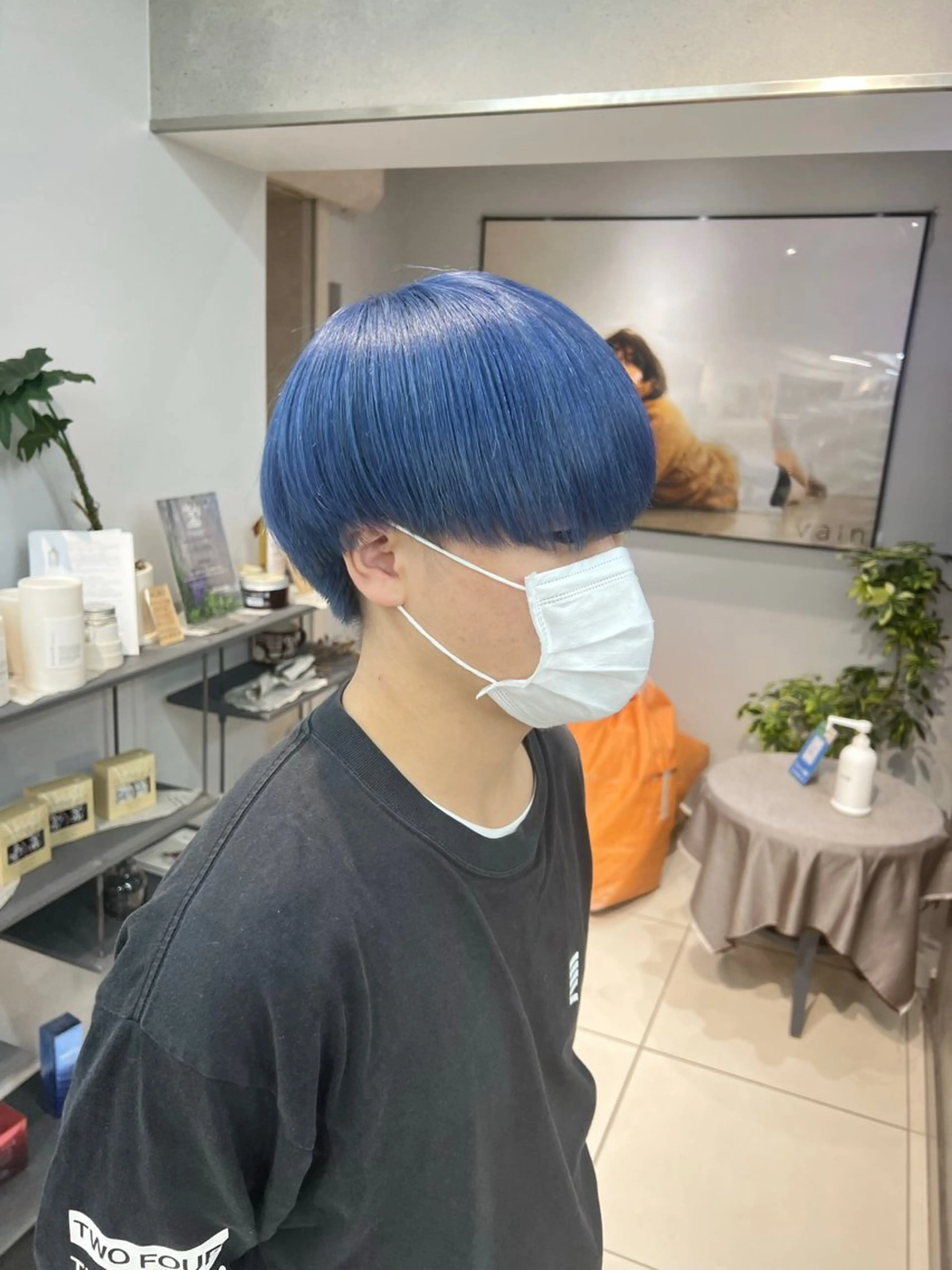 メンズ アイブロウ 眉カット カット ヘアカラー ハイトーンカラー/ さらさのヘアスタイル