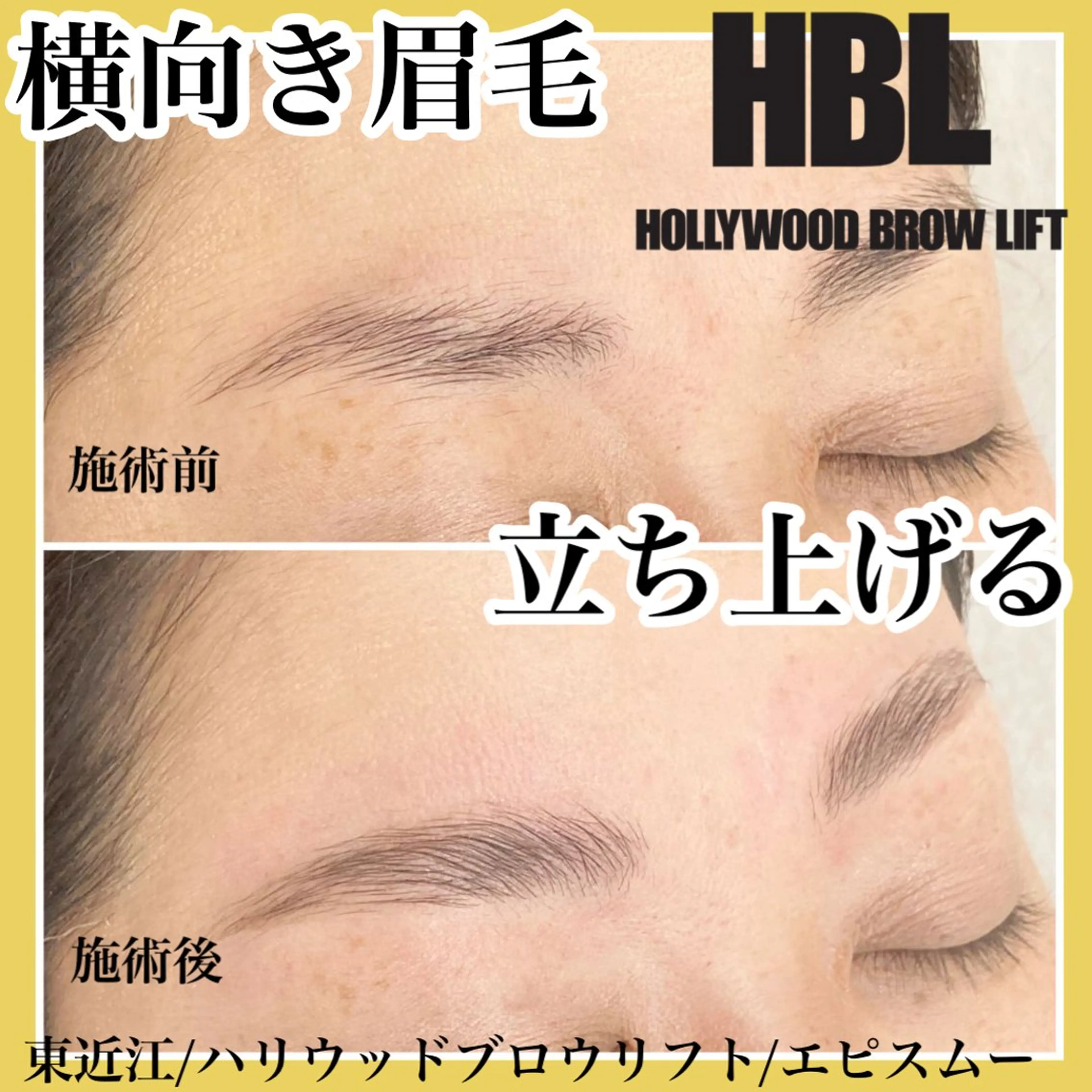 アイブロウ ハリウッドブロウリフト その他(アイブロウ) epismoo 脱毛/HBL/毛穴の眉毛・アイブロウイメージ