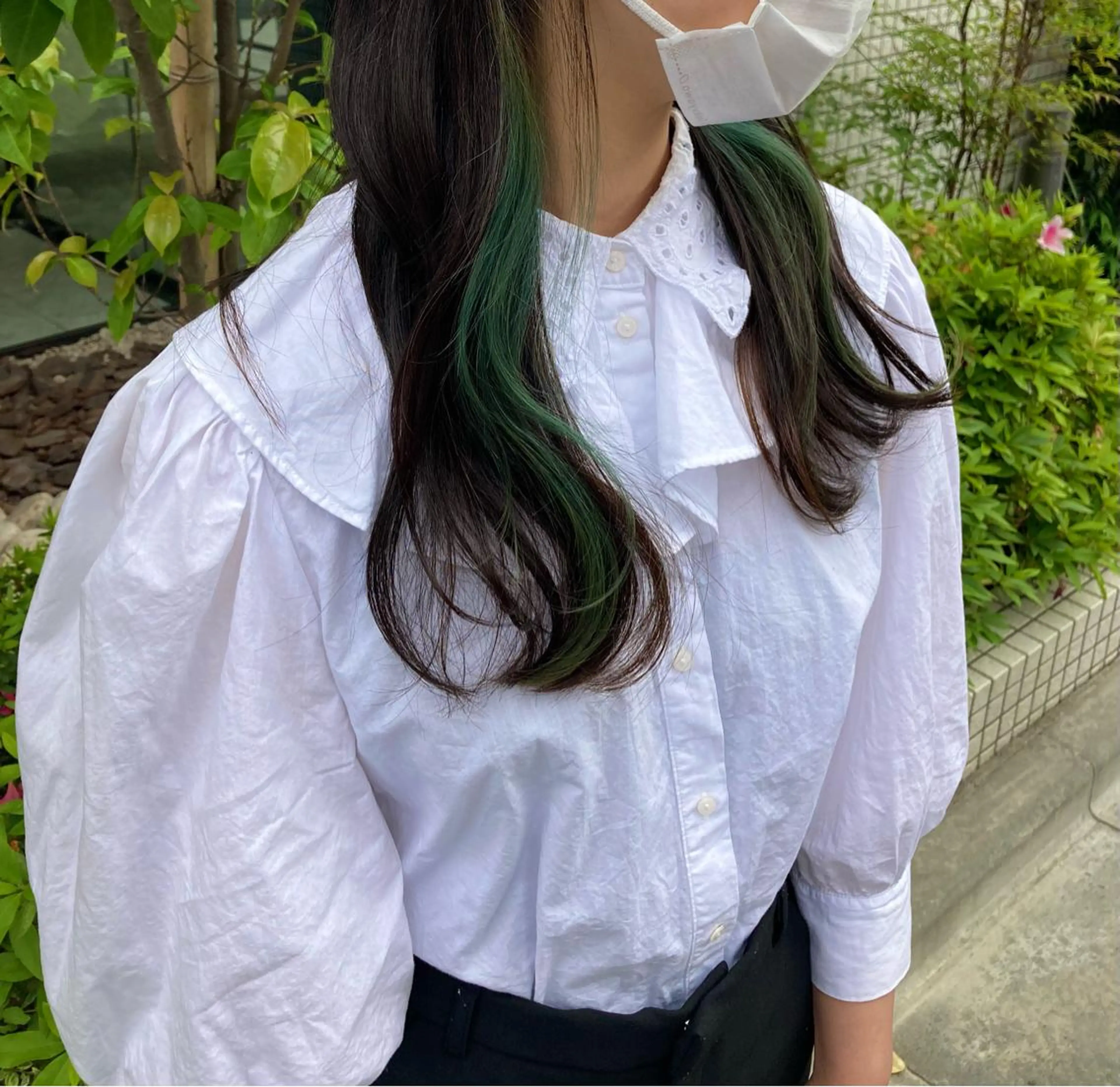 セミロング カット ヘアカラー トリートメント ✨色持ちの良い艶 カラー✨蟹江真世のヘアスタイル