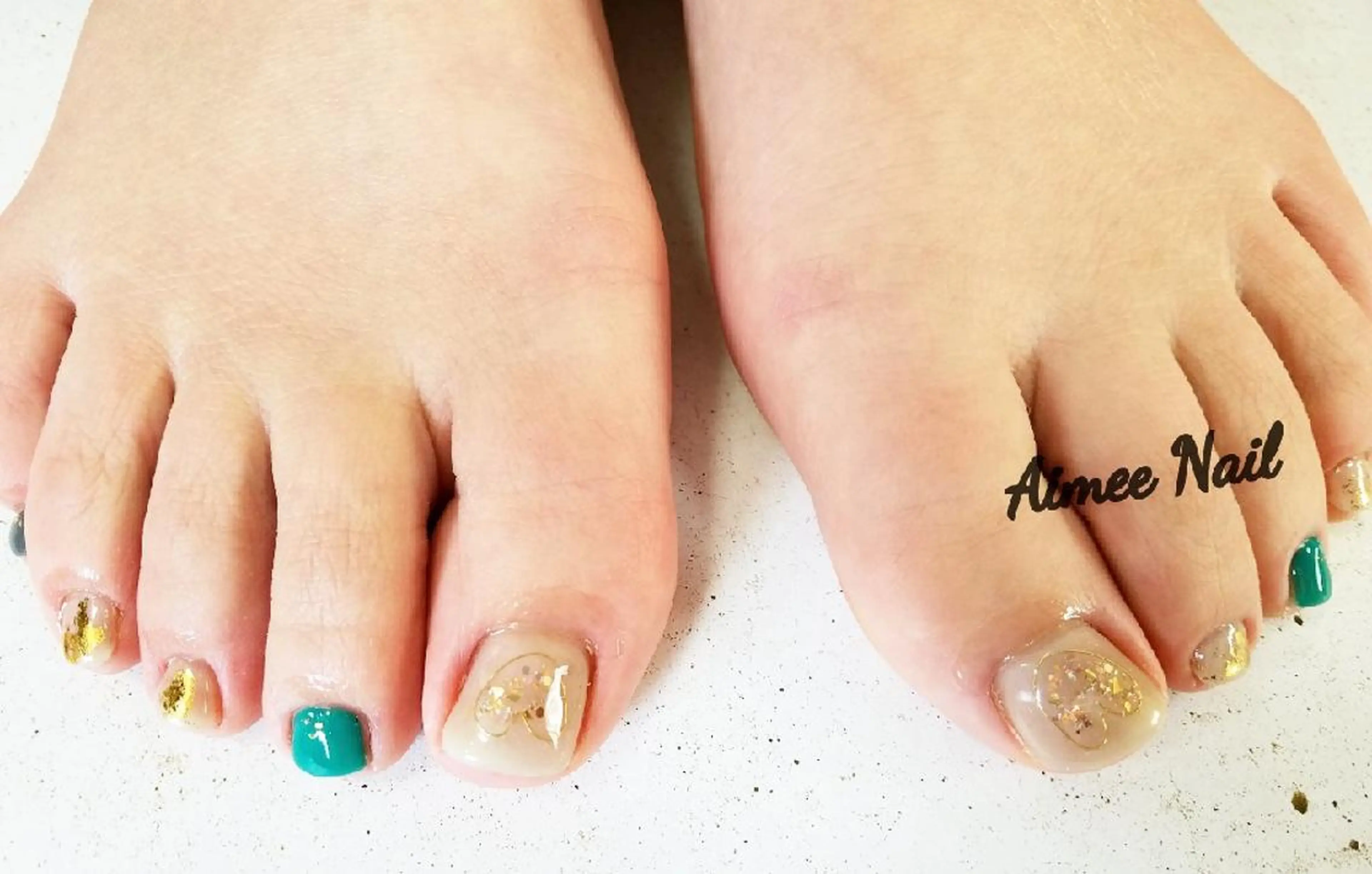ネイル フットネイル 齋藤 あゆみのネイルデザイン