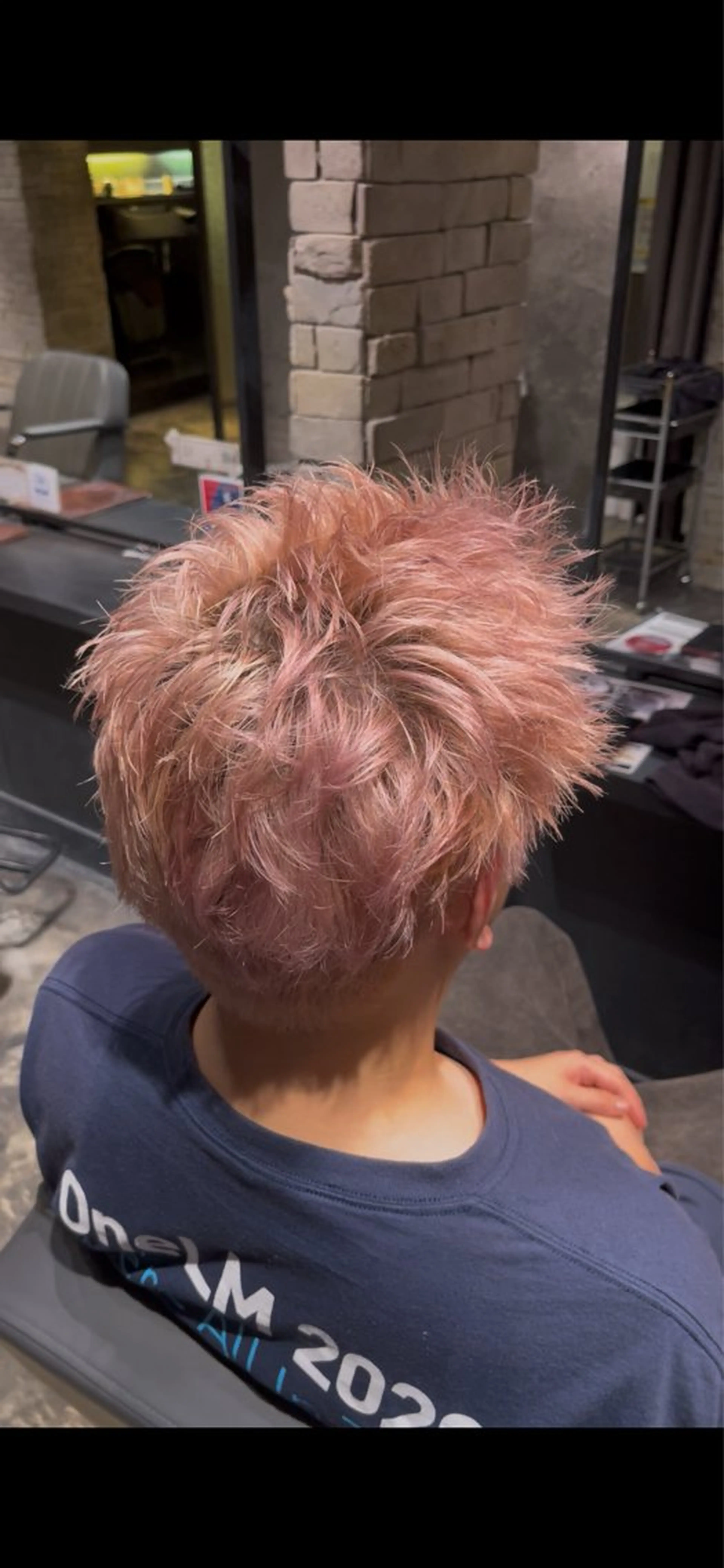 カラー メンズ 谷口 琉飛のヘアスタイル