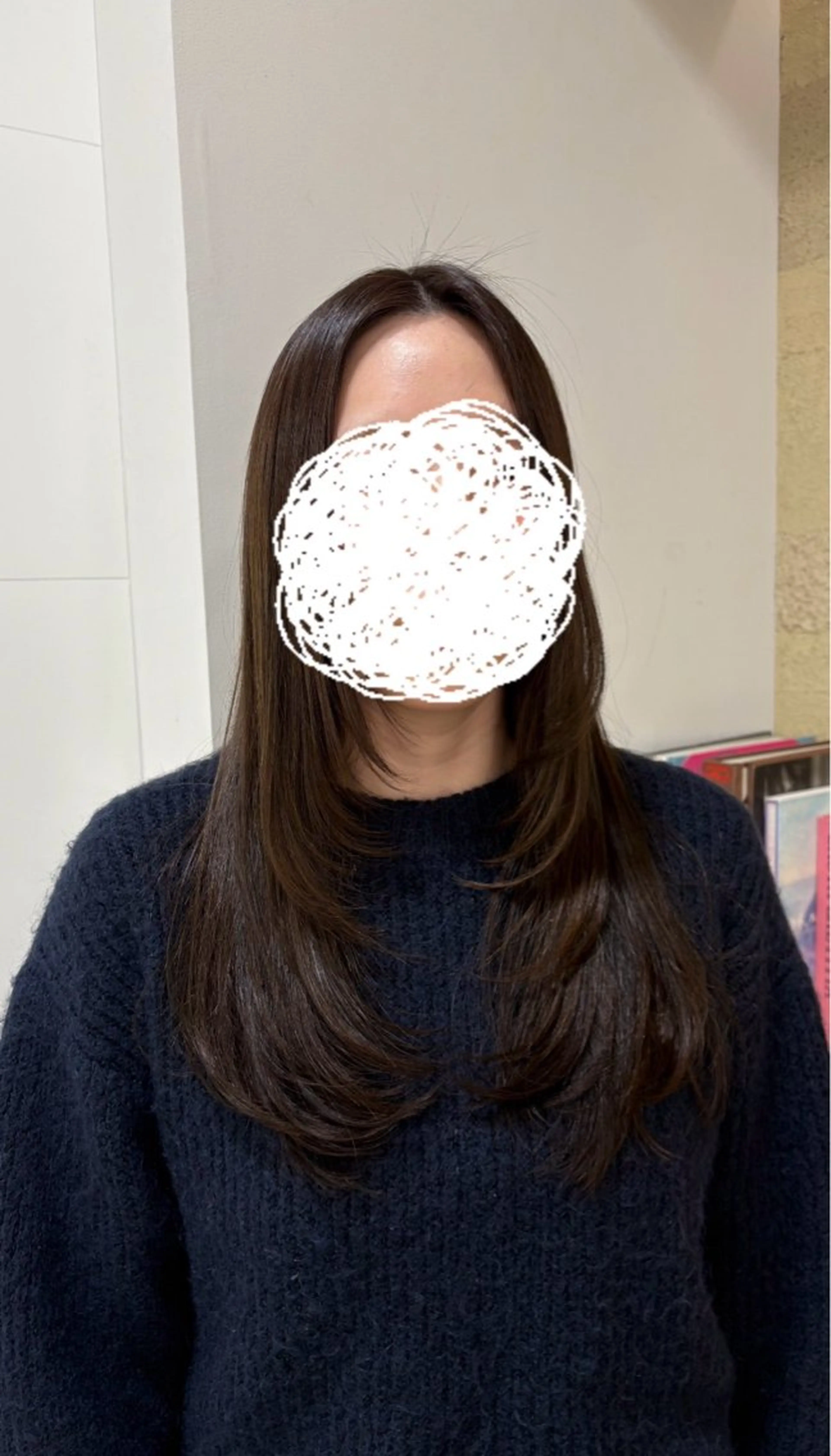 ロング カラー カット ヘアカラー アフェクション金山所属・透明感カラー🫧/ 艶感/ayanaのヘアスタイル