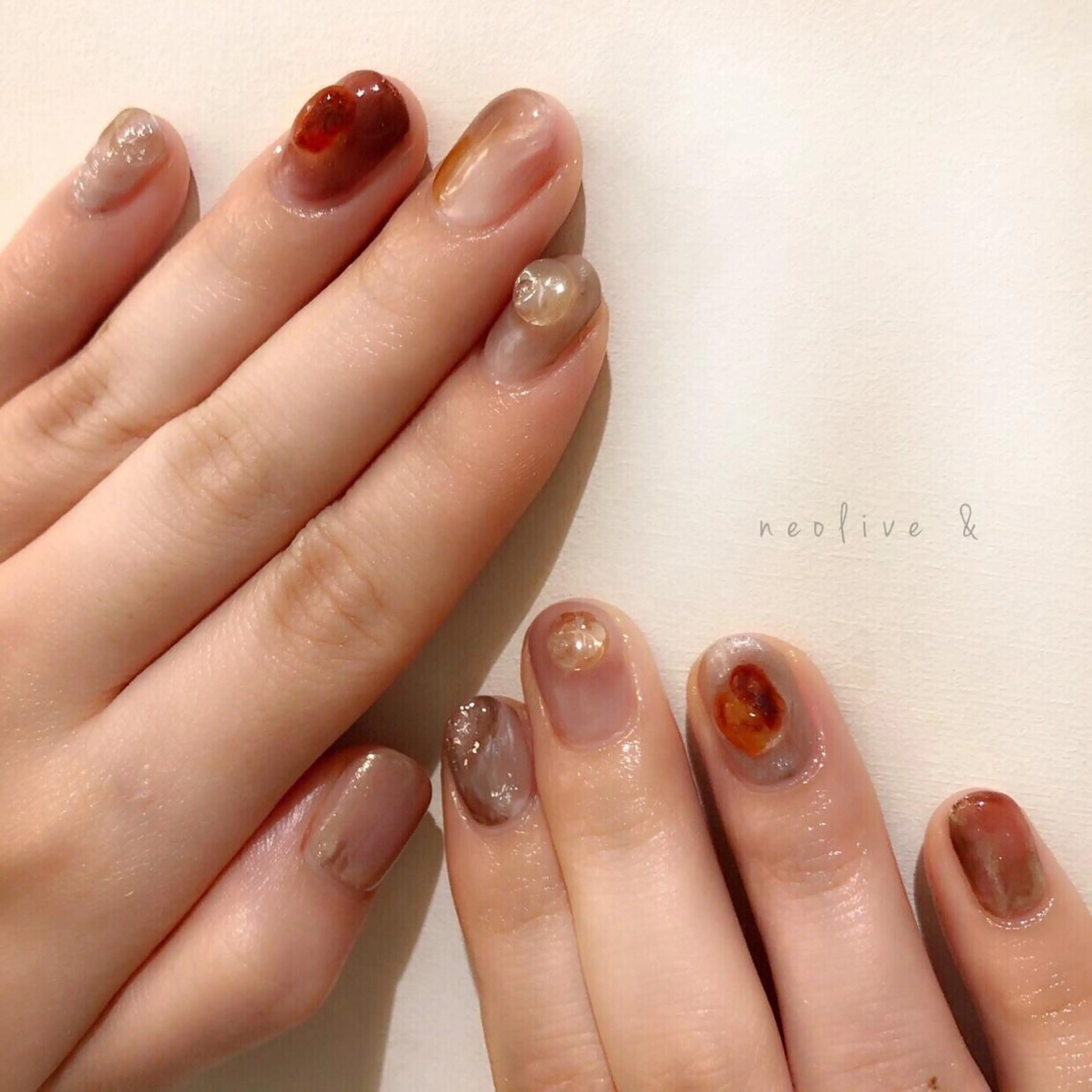 ネイル Yuriko Omi パラジェル/渋谷のネイルデザイン