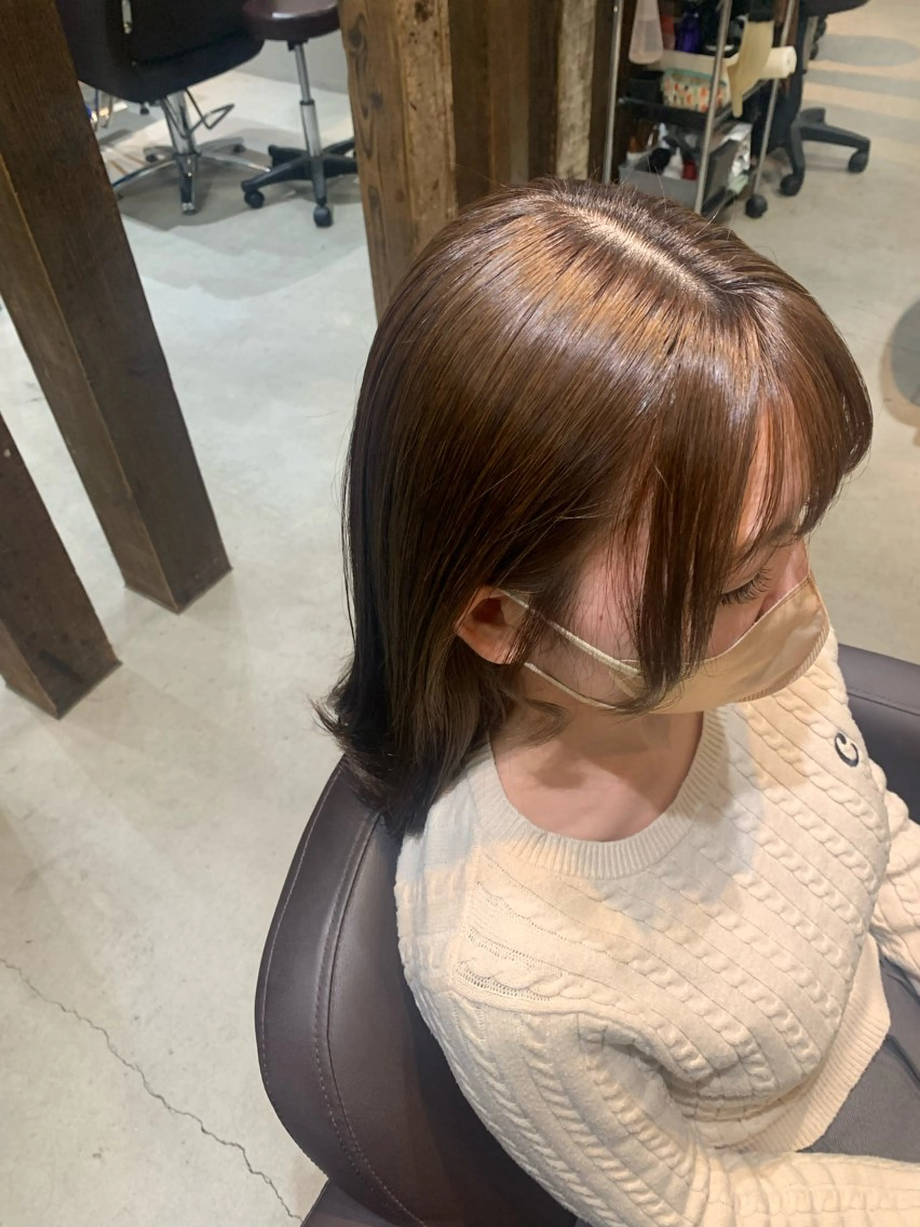 セミロング カラー AUBE HAIR elna　仙台東口店 【オーブ ヘアー エルナ】所属・AUBE 浅野のヘアスタイル