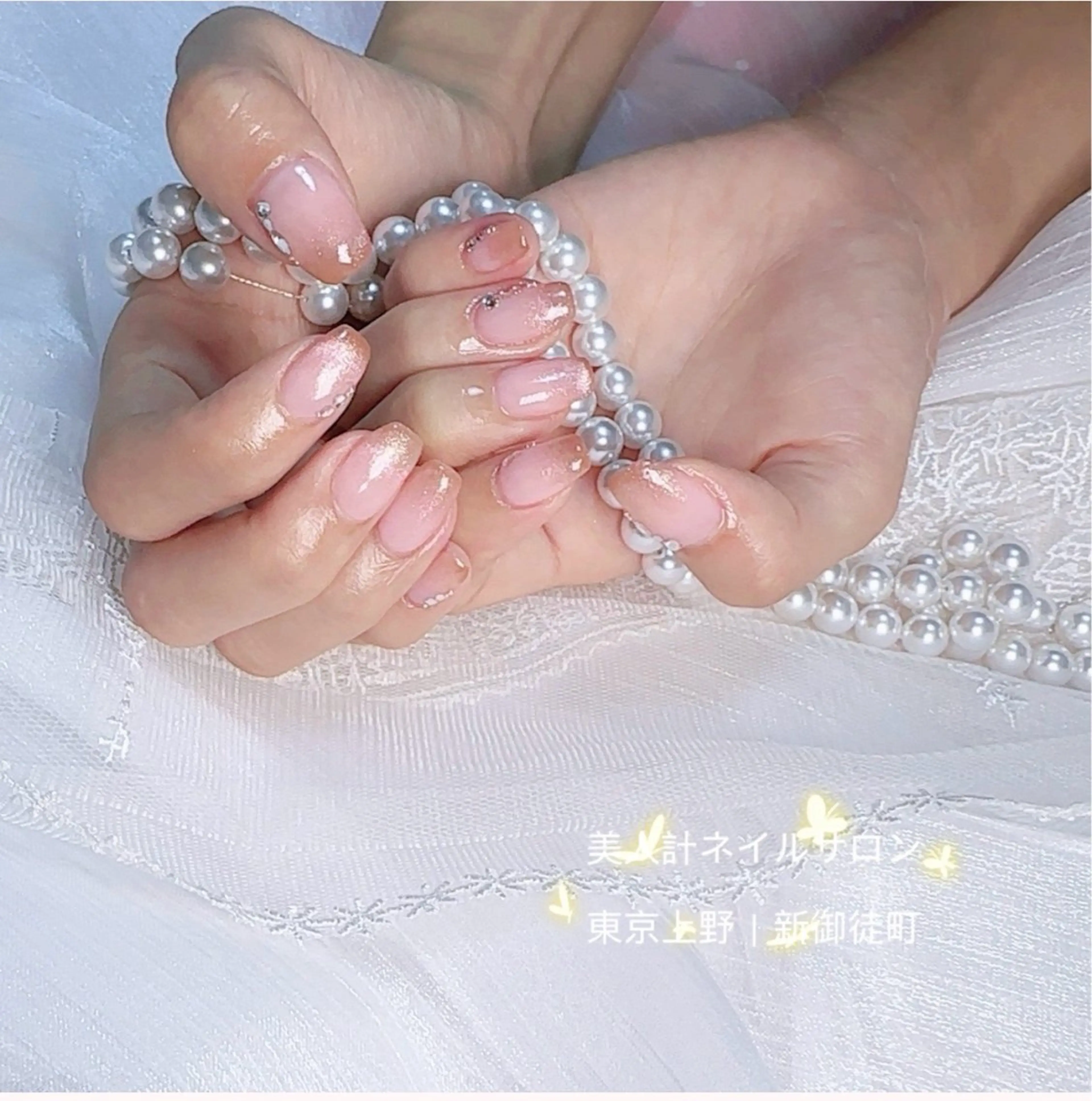 ネイル グラデーション マグネットネイル ハンドネイル 美人計ネイルサロン所属・中山 美月のネイルデザイン