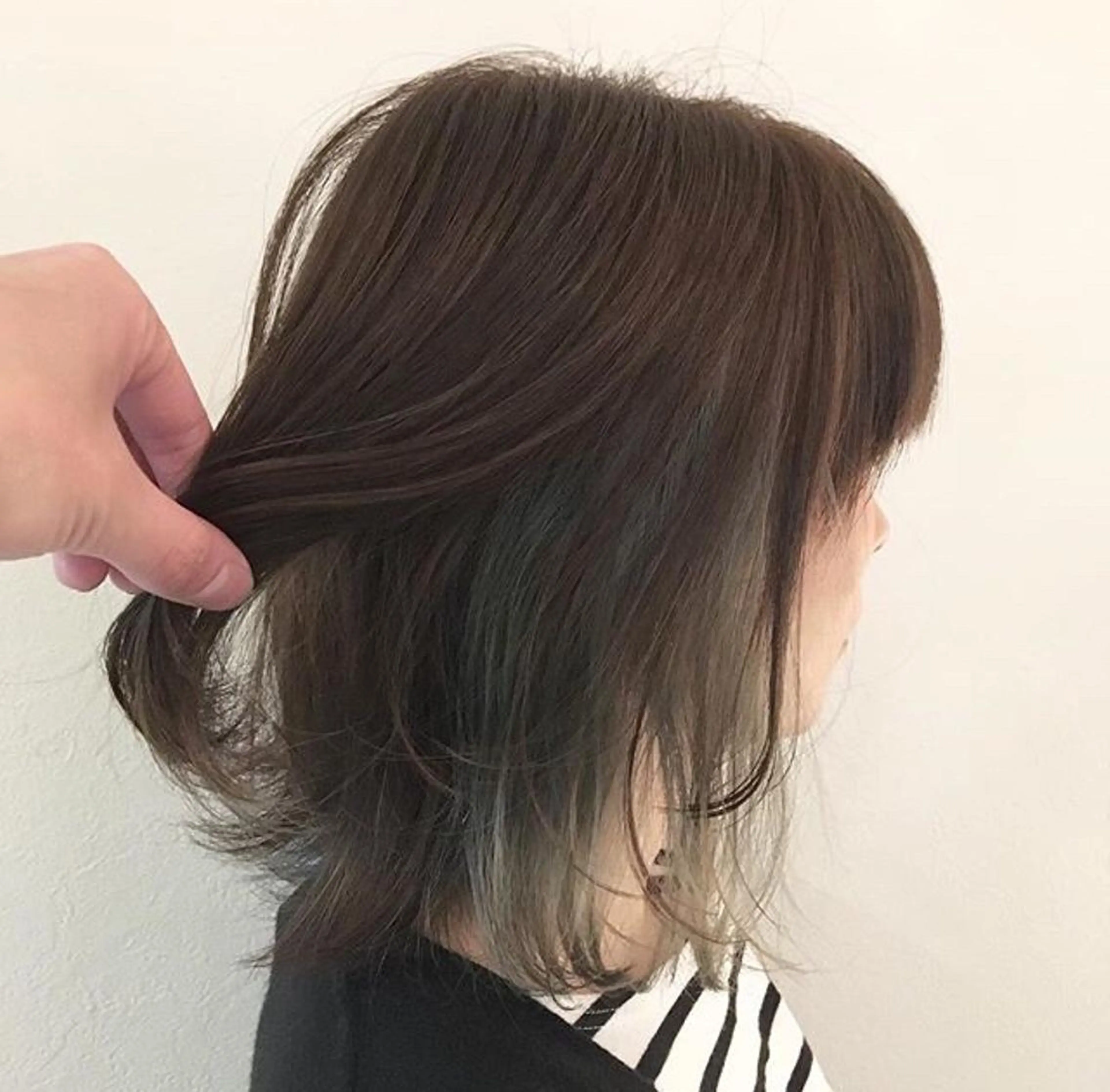 ミディアム カラー 斉藤 貴也のヘアスタイル