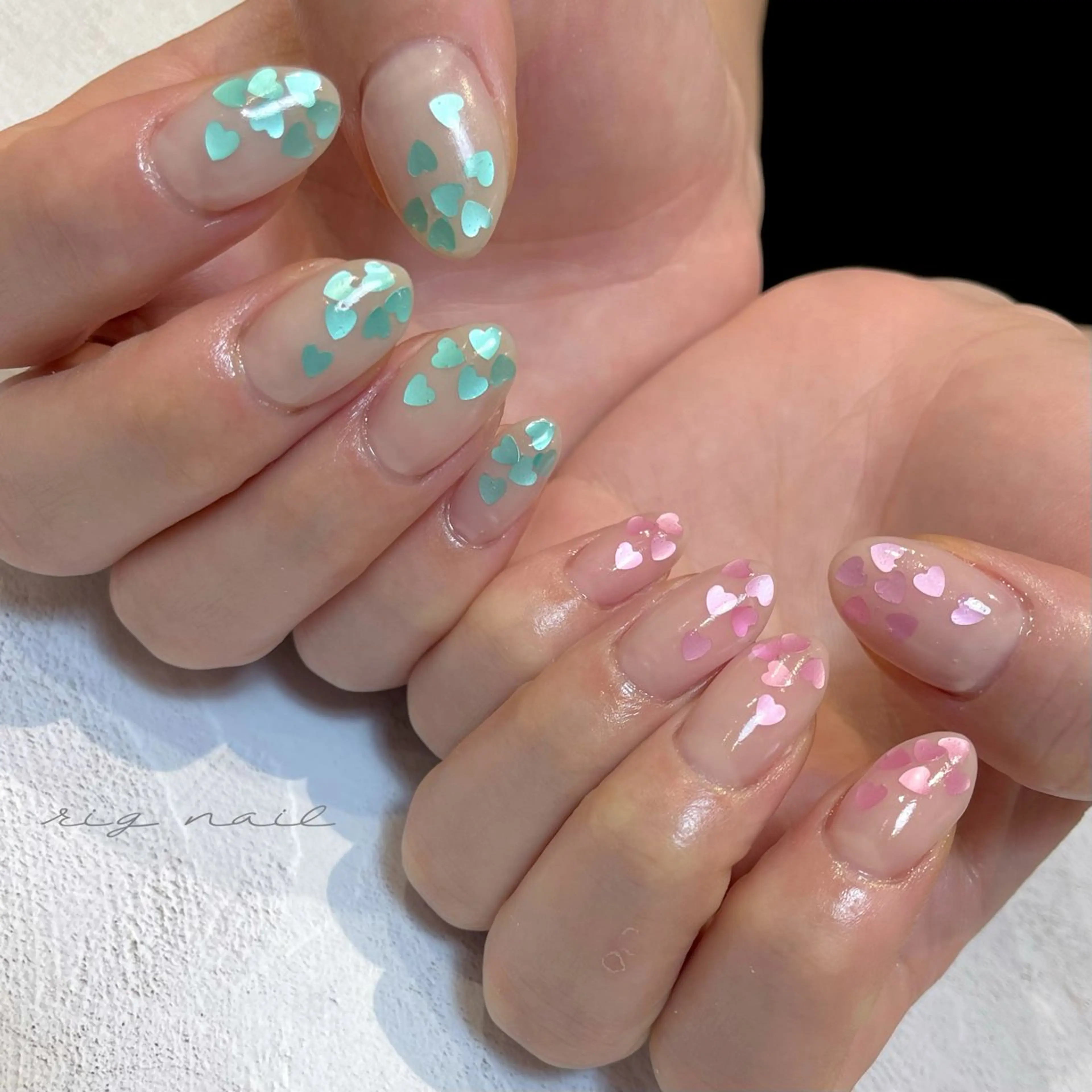 ネイル ハンドネイル rig nail草加店所属・松本 紋世のネイルデザイン