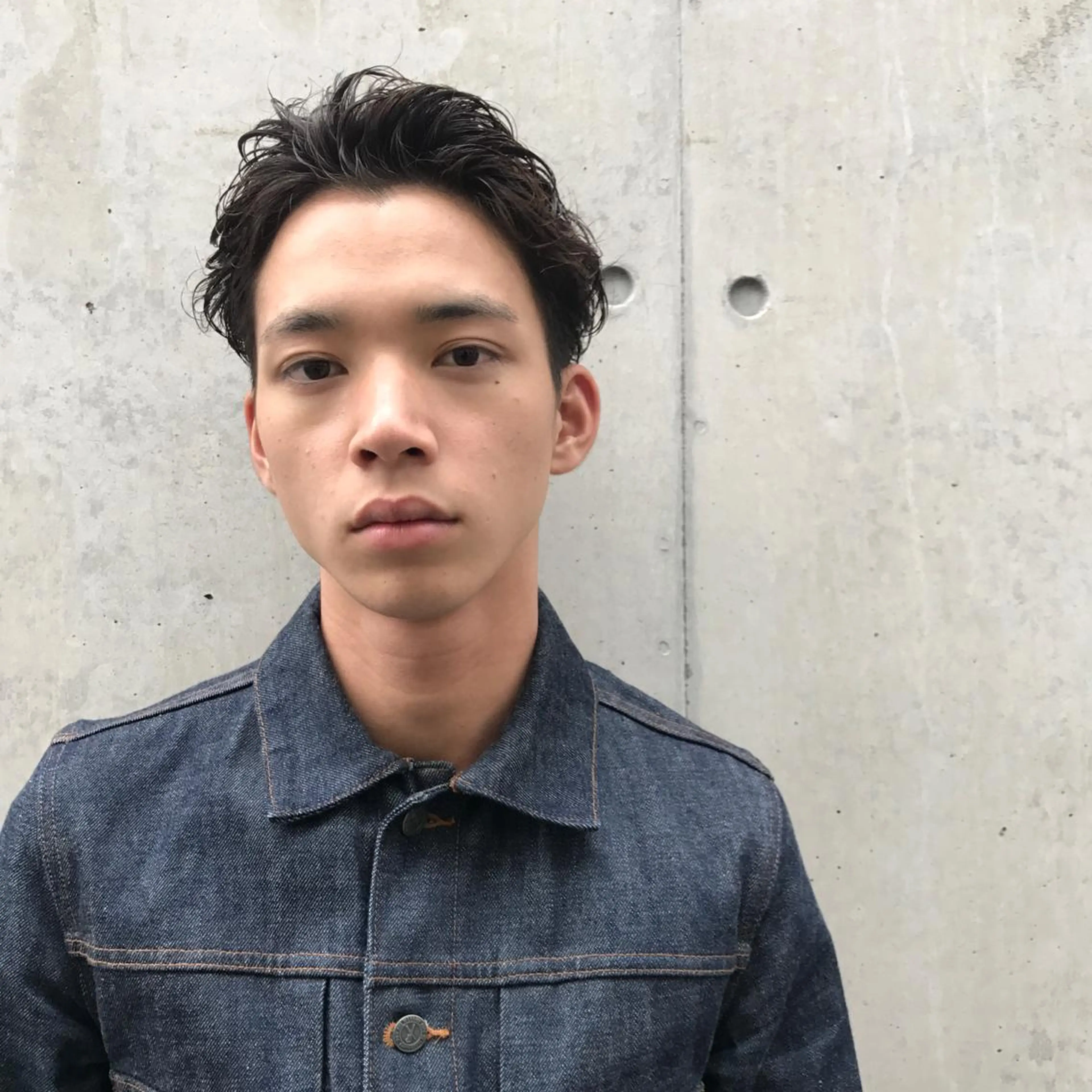 ショート パーマ メンズ 住本 大明のヘアスタイル