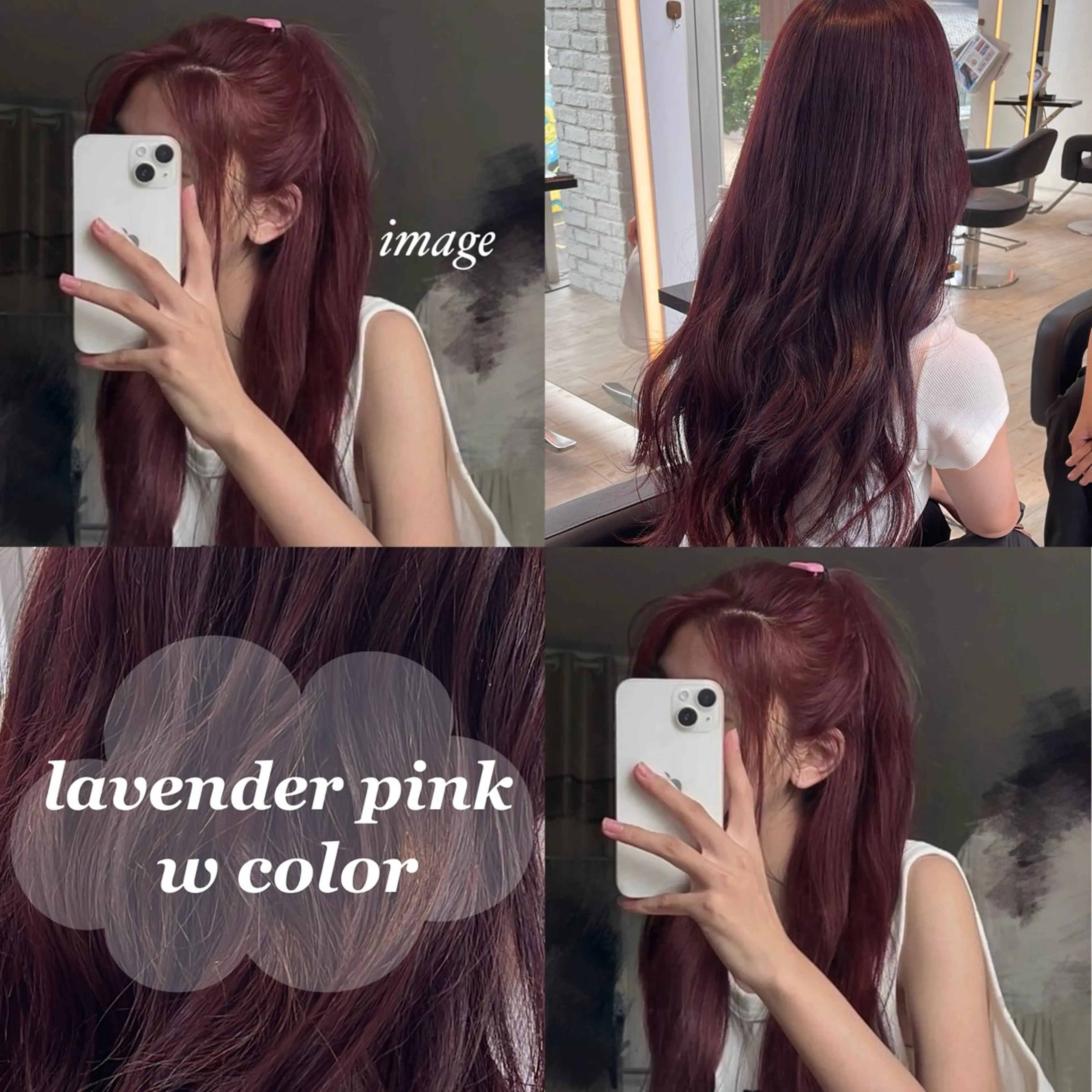 ロング カラー ブリーチ ブリーチなしカラー カット ヘアカラー トリートメント ブリーチ/髪質改善/ ハイトーン/暖色のヘアスタイル