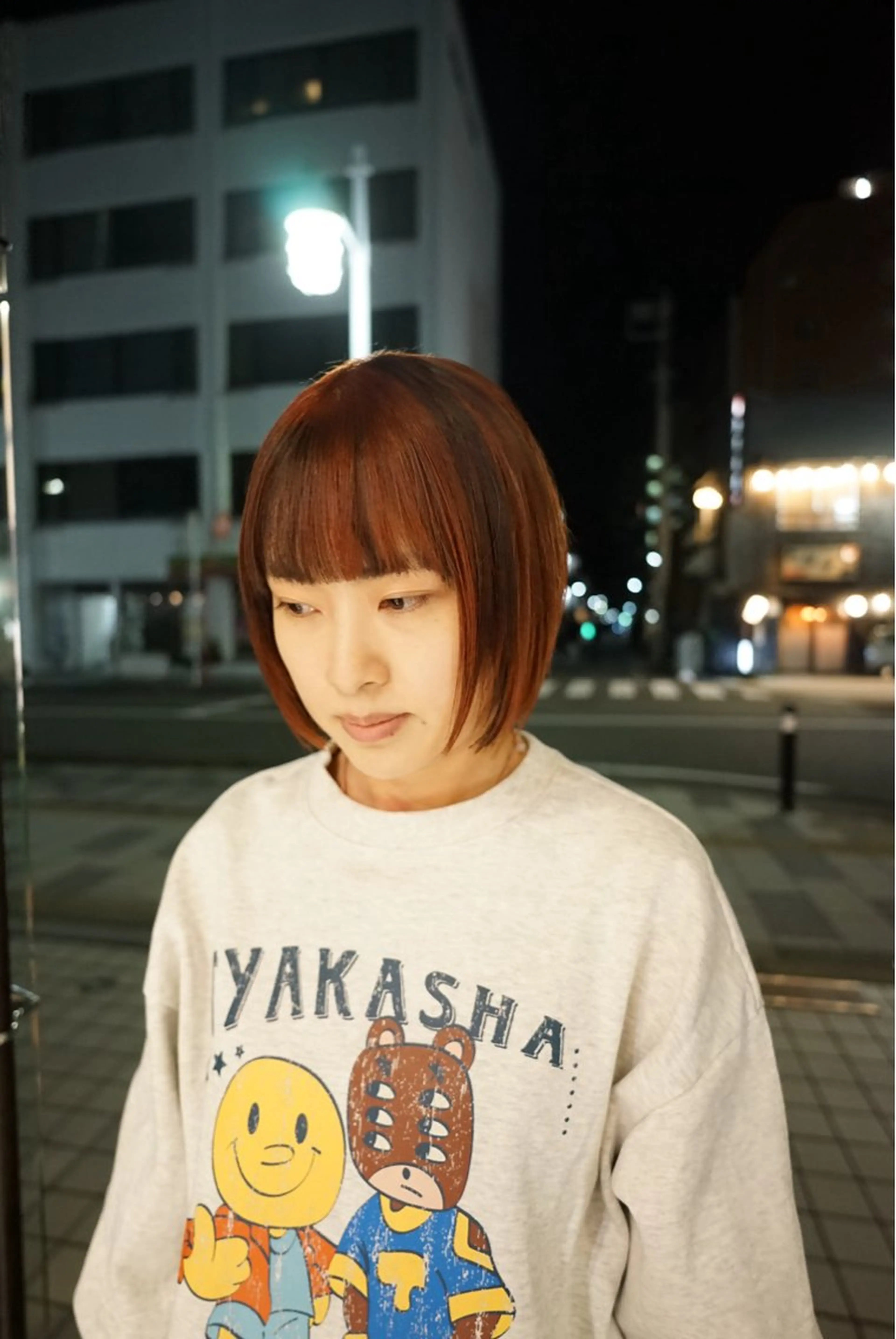 ショート カラー ブリーチ ケアブリーチ ハイトーンカラー 産休中です 艶カラー♡オカのヘアスタイル