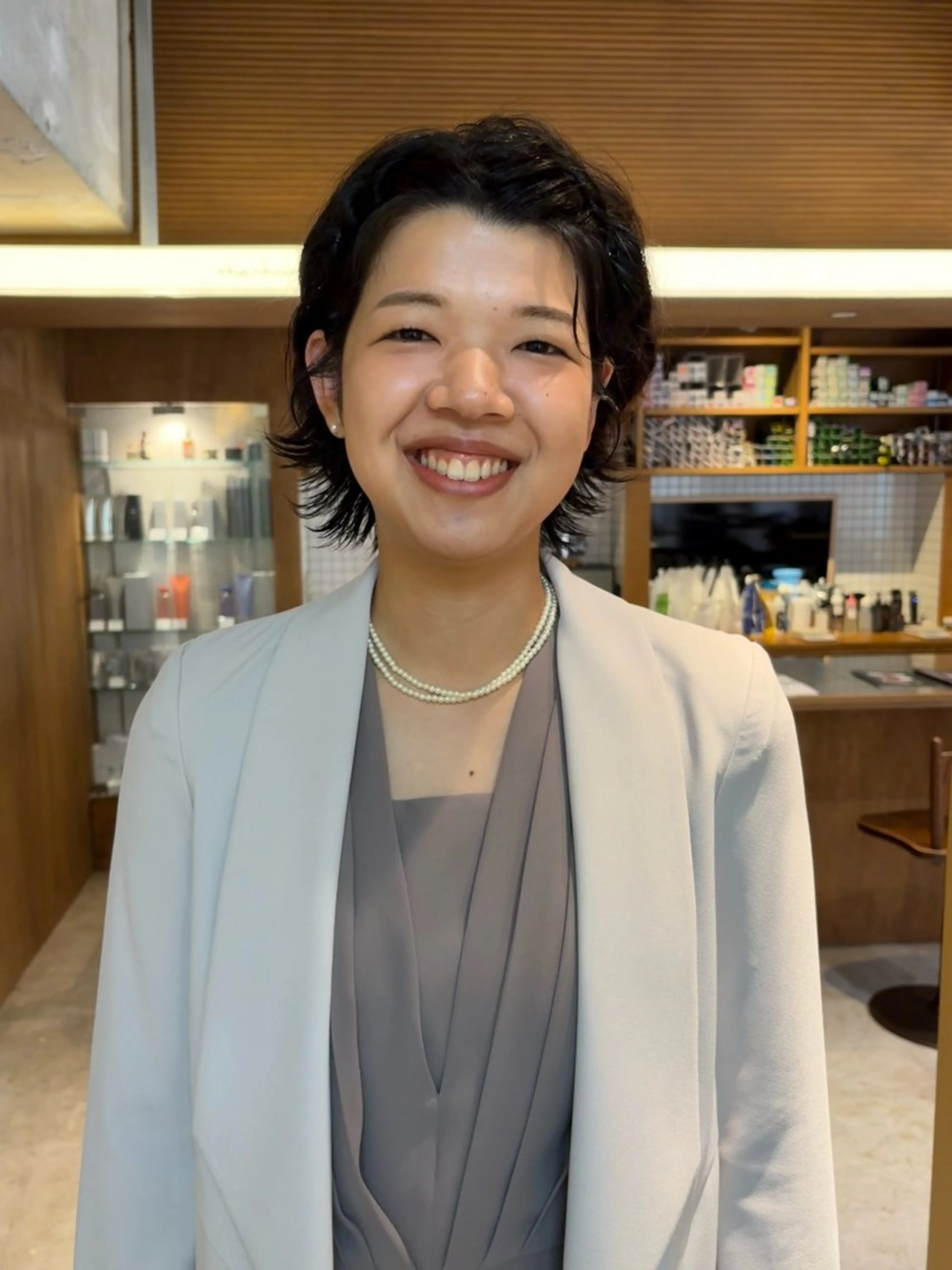 ショート ヘアアレンジ ヘアセット 名駅/大人可愛い /艶髪/流音のヘアスタイル