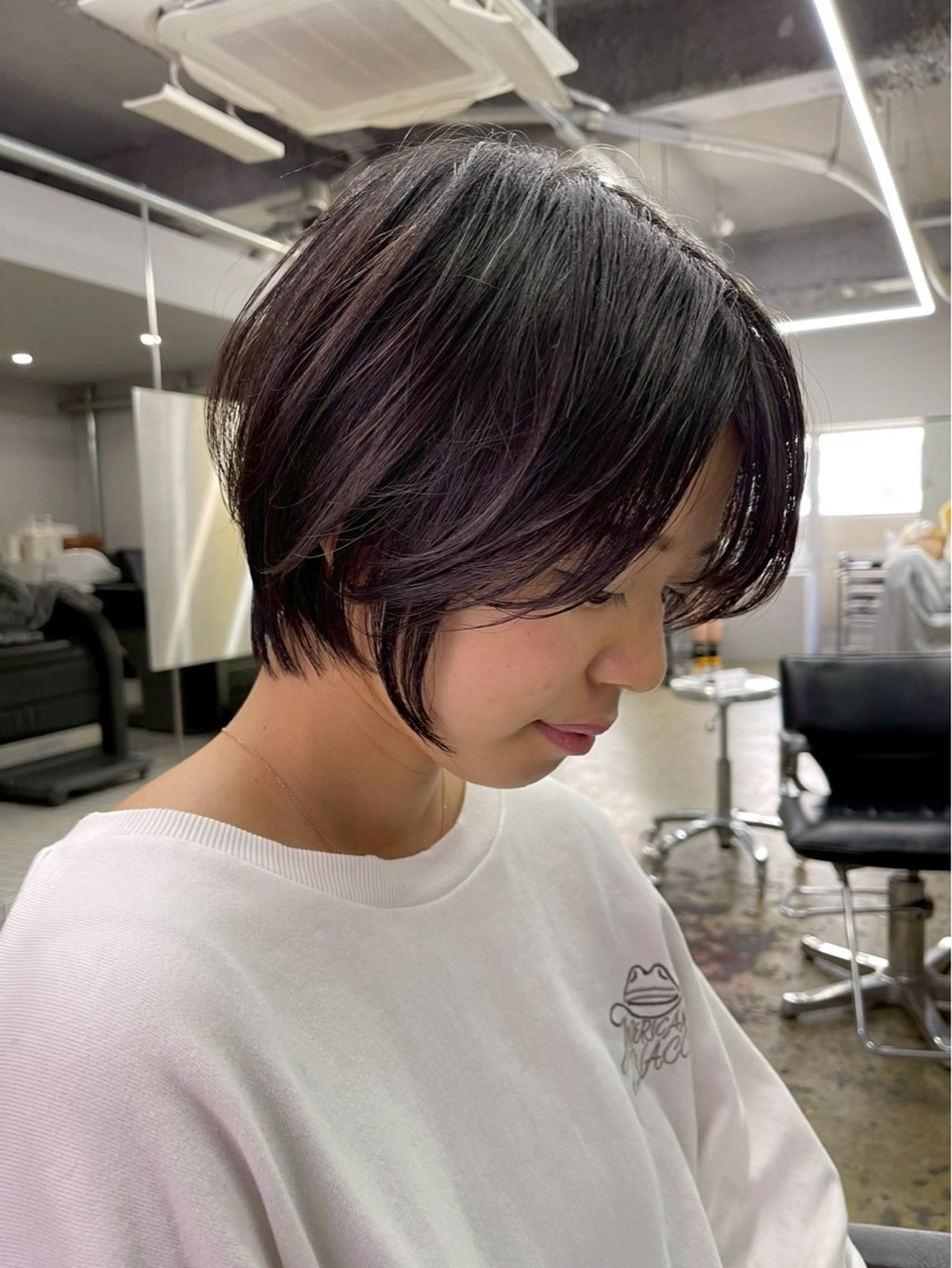 ショート LAME所属・RU NAのヘアスタイル