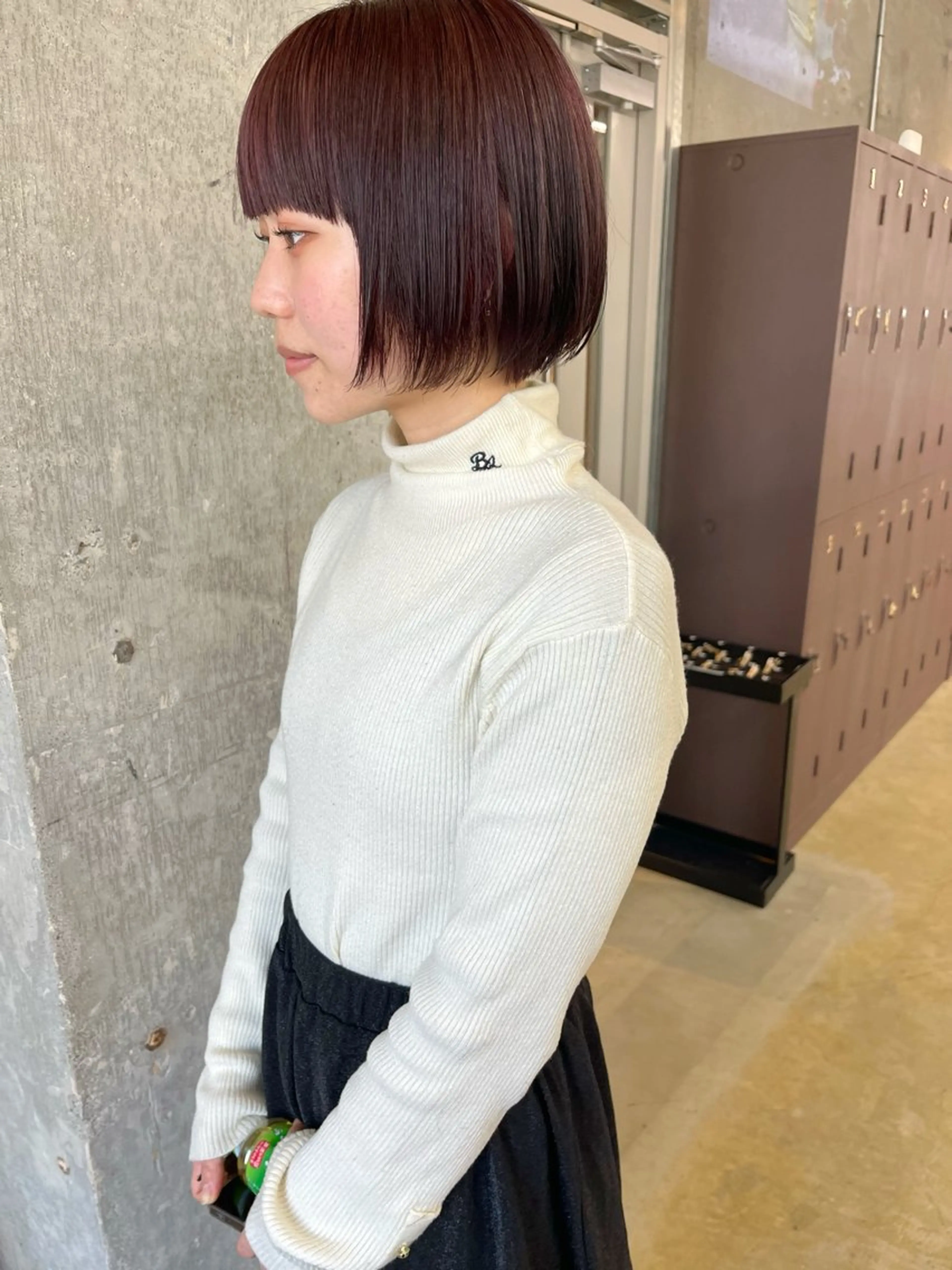 ミディアム カラー カット ヘアカラー 小木曽智美 /ボブ/ショートのヘアスタイル