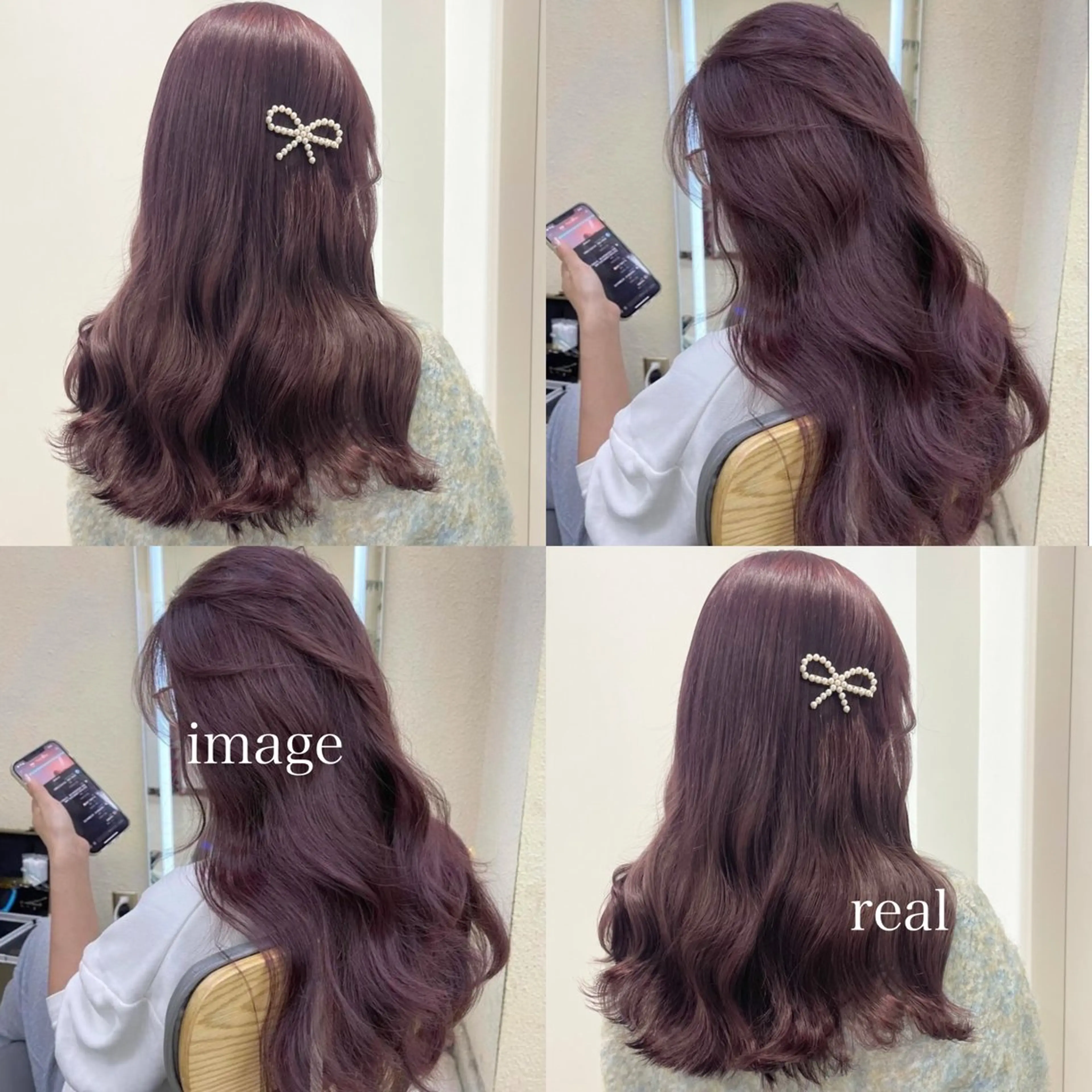 セミロング ヘアカラー 盛れる暖色🎀ガーリ ーヘア🎀きっかのヘアスタイル