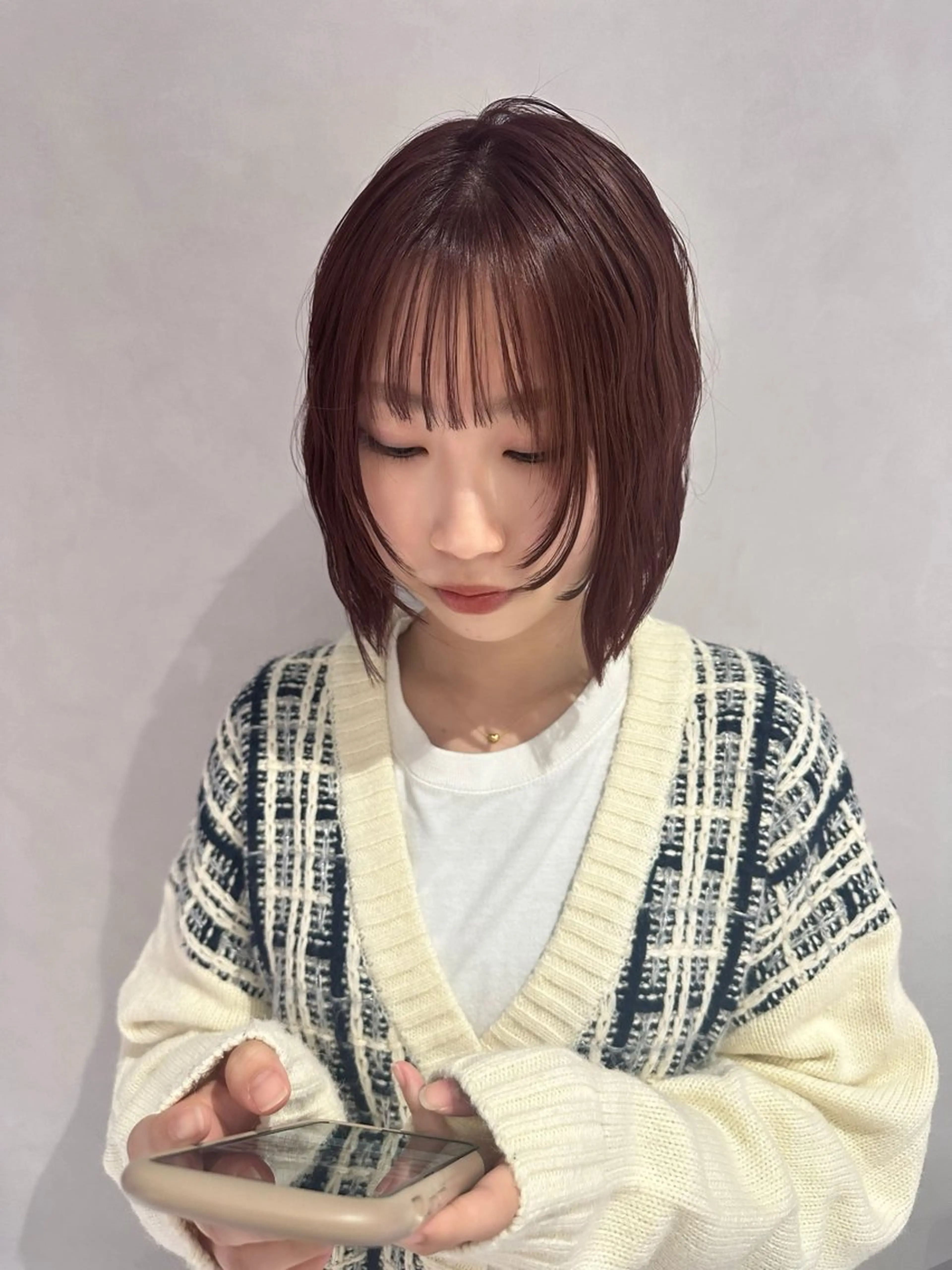 ショート ボブレイヤー ボブ レイヤーカット 寺川留以 /カットモデル募集中のヘアスタイル