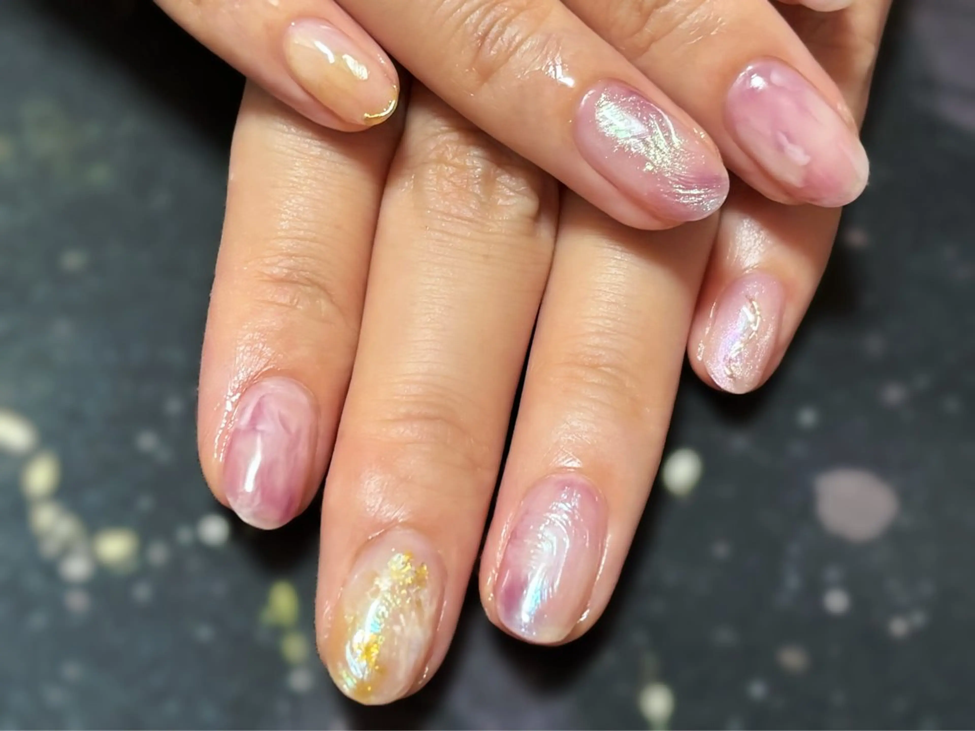 ネイル ハンドネイル ハンドケア ゆう .のネイルデザイン