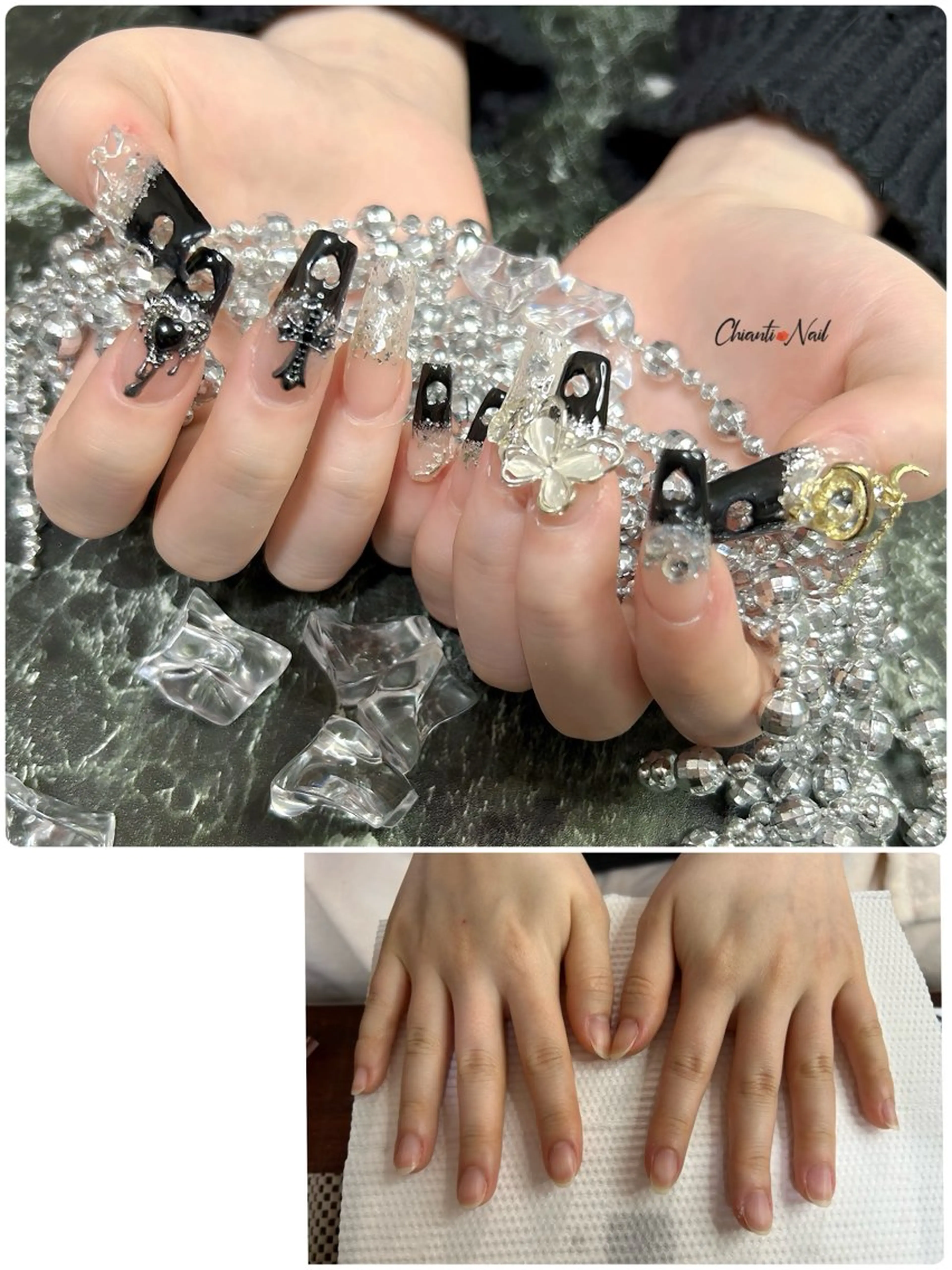 ネイル 長さ出し 持ち込み Chianti Nailのネイルデザイン