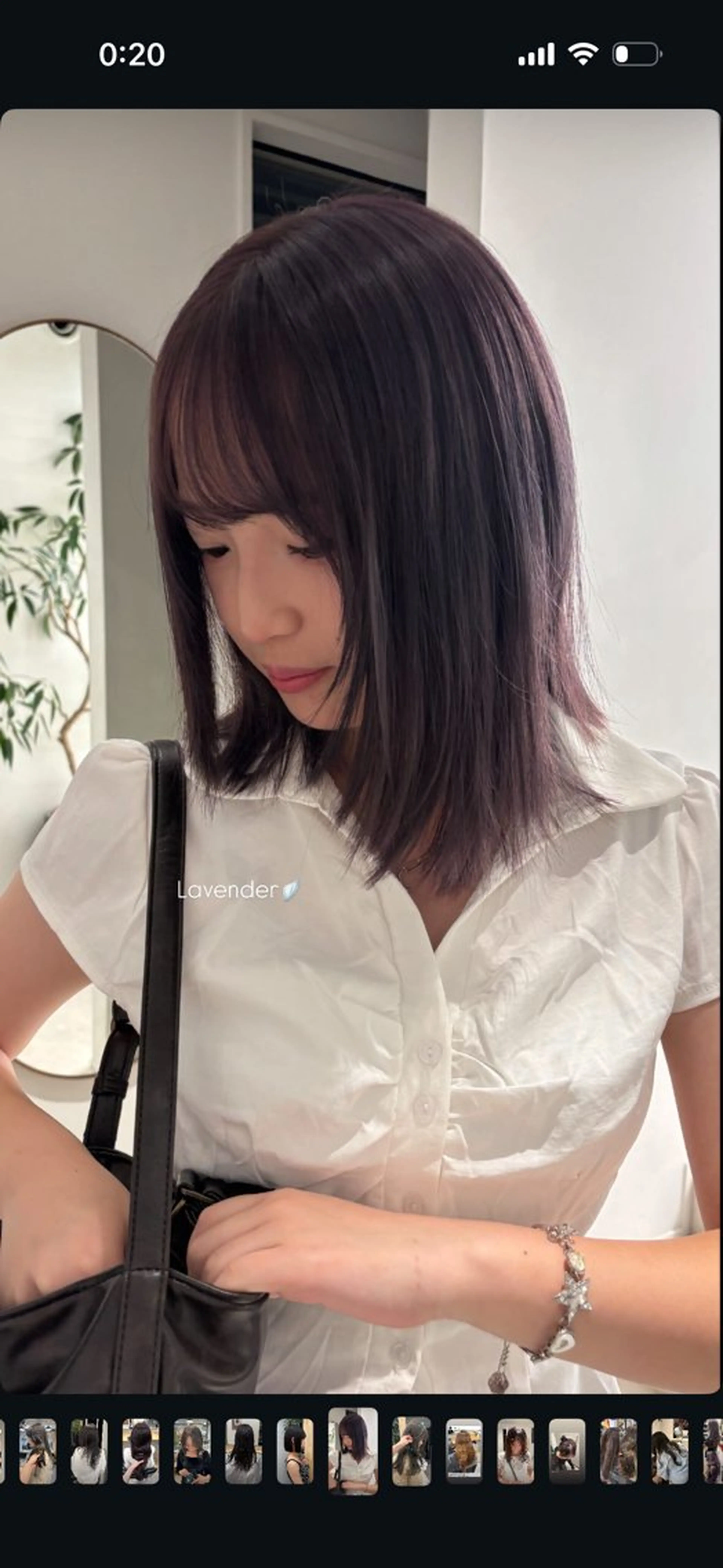 カラー miyu  / 柔らかい透明感カラーのヘアスタイル