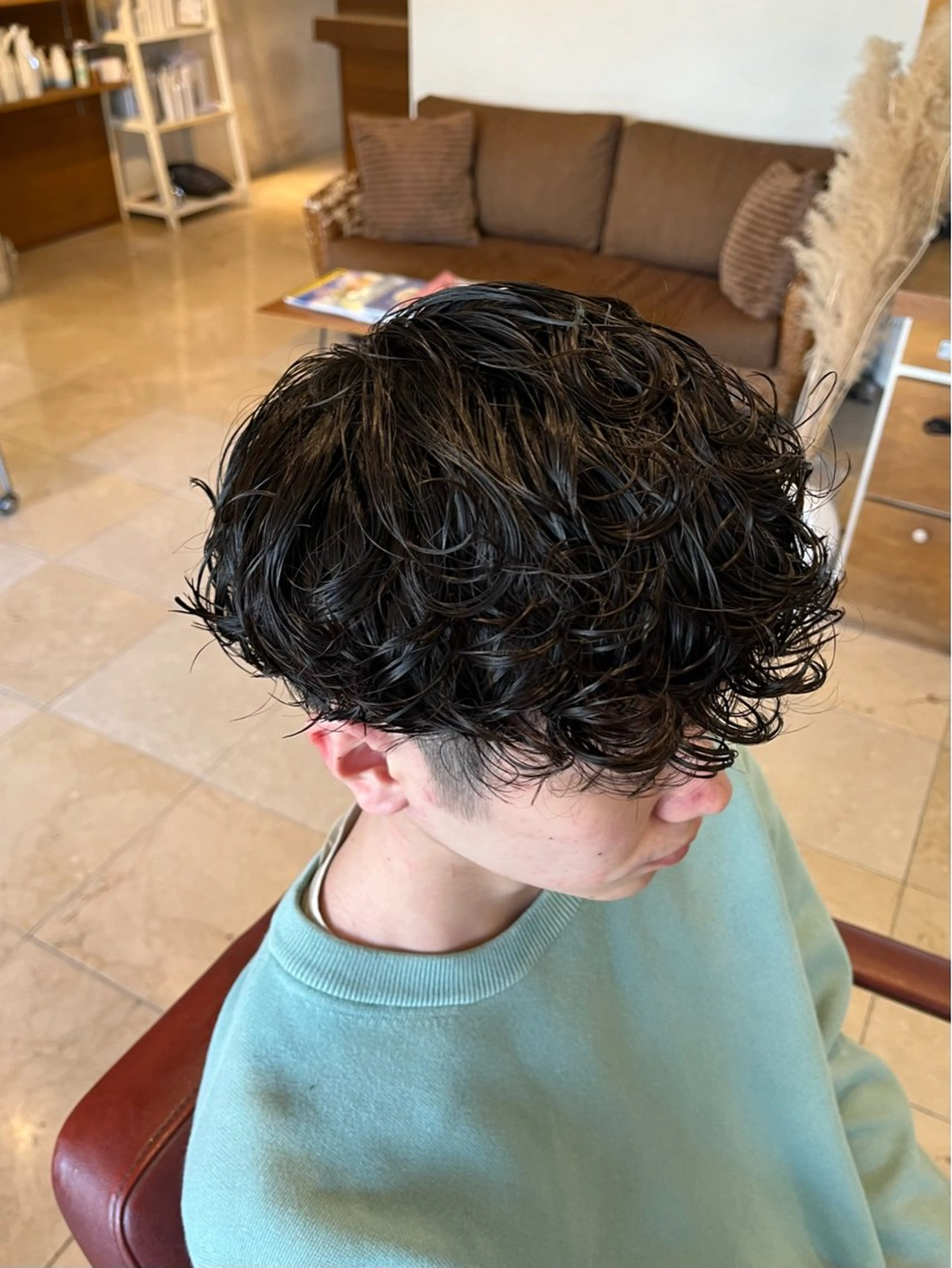 【メンズパーマ】メンズカット×パーマ×3STEPトリートメント¥14300→¥9900の写真