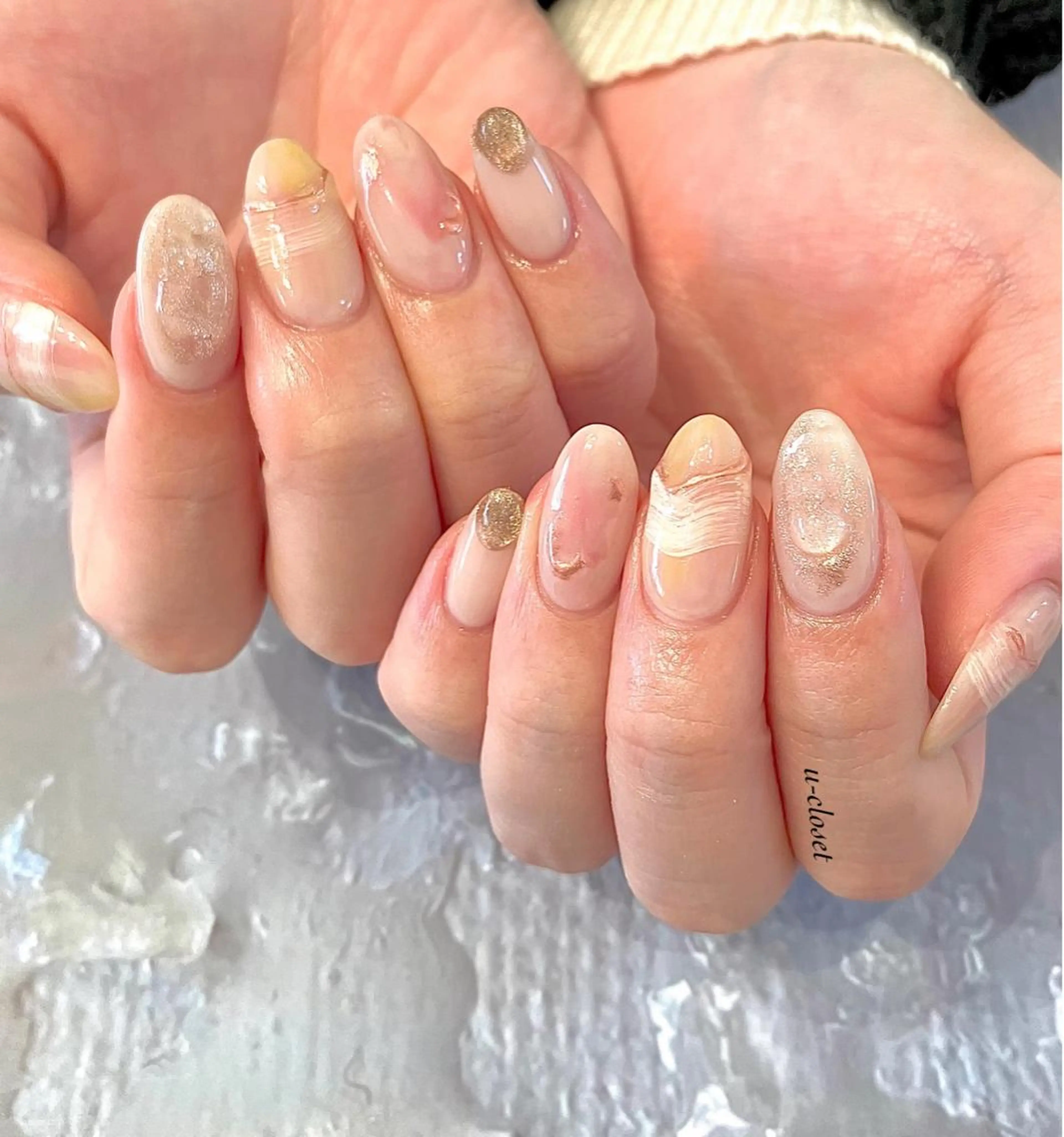 ネイル ハンドネイル u closetのネイルデザイン