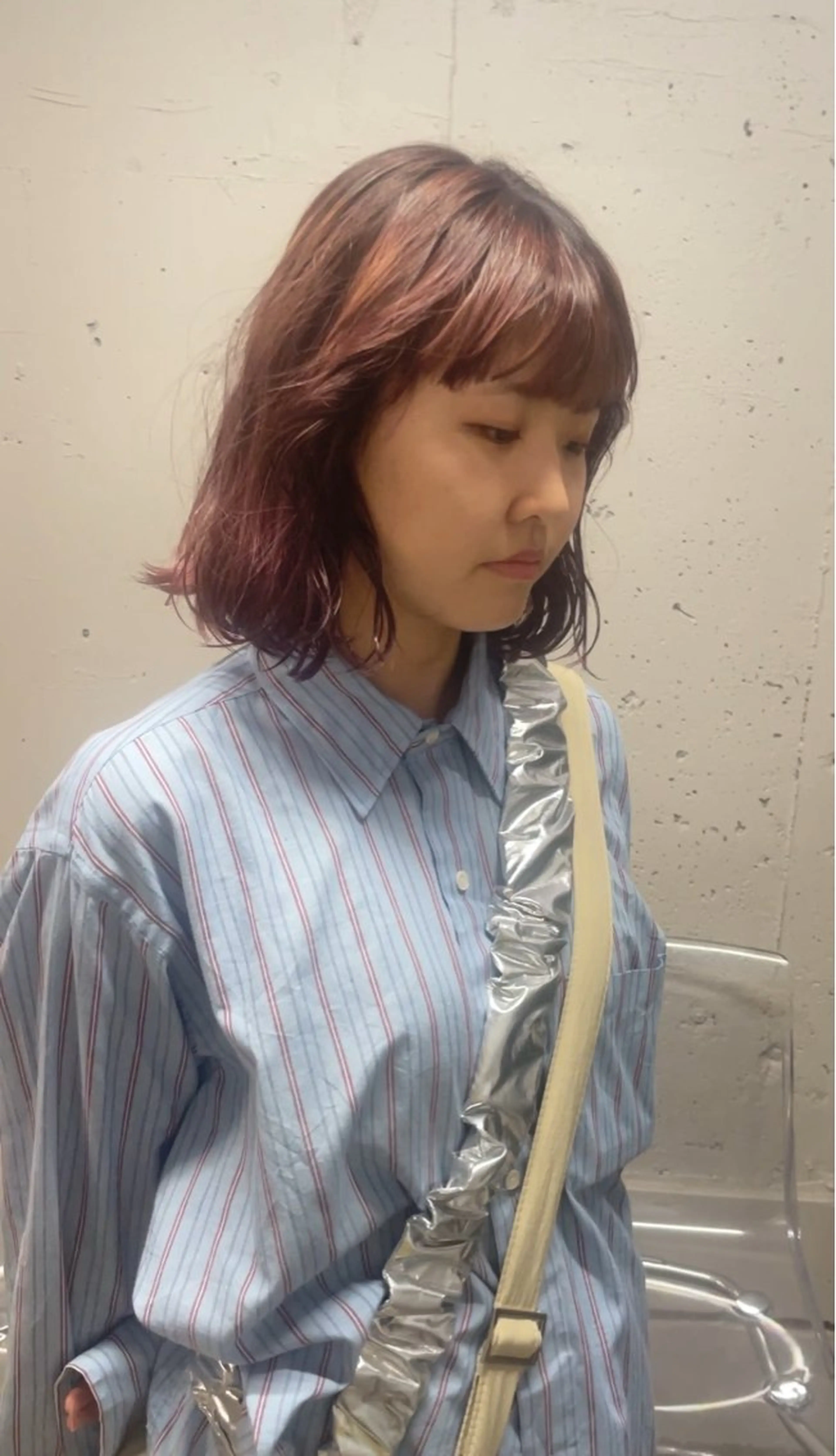 ミディアム カラー メンズカットモデル 募集/かいふうのヘアスタイル