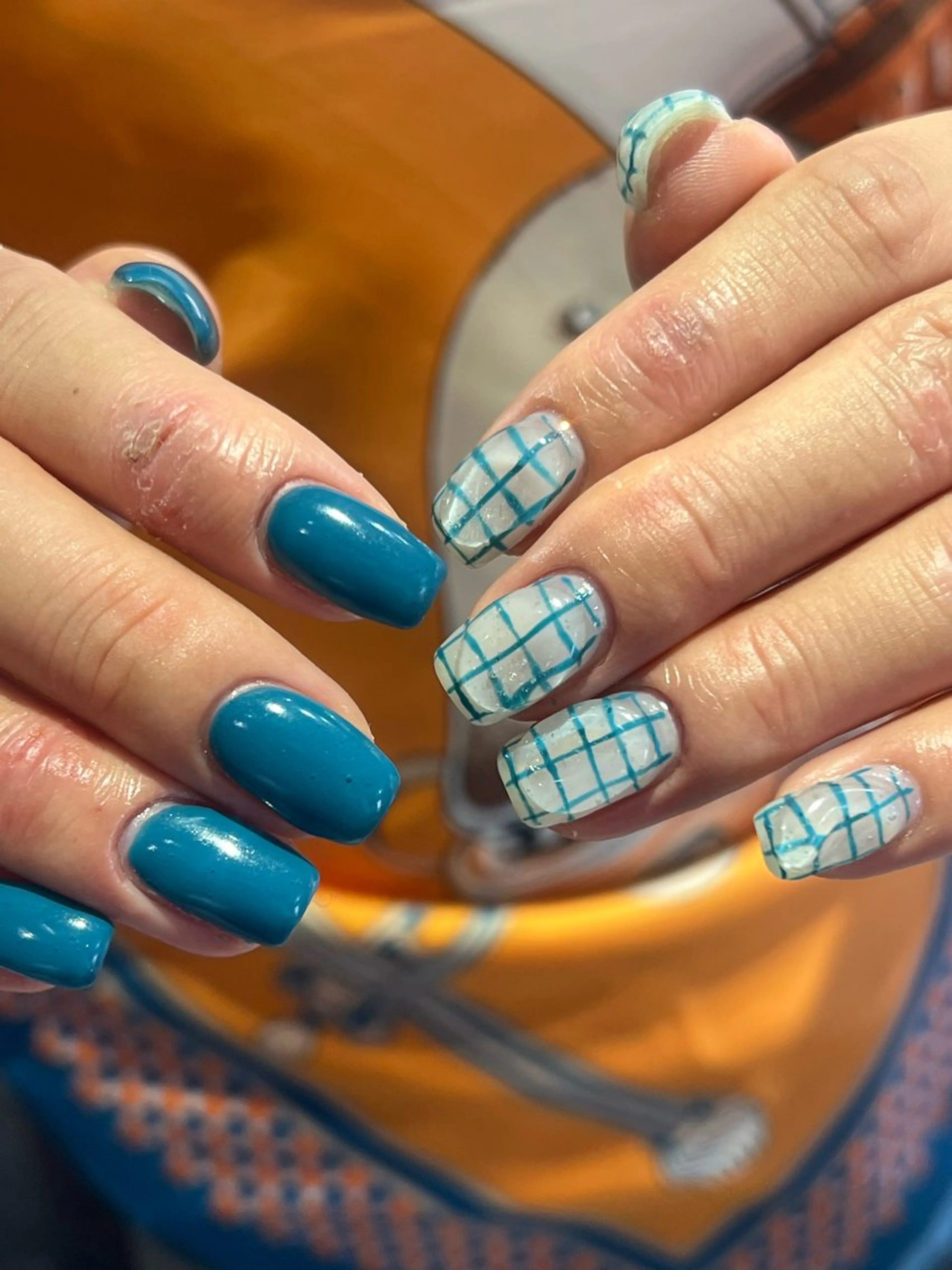 ネイル ハンドネイル Hata nail 🎀個性派ニュアンスのネイルデザイン