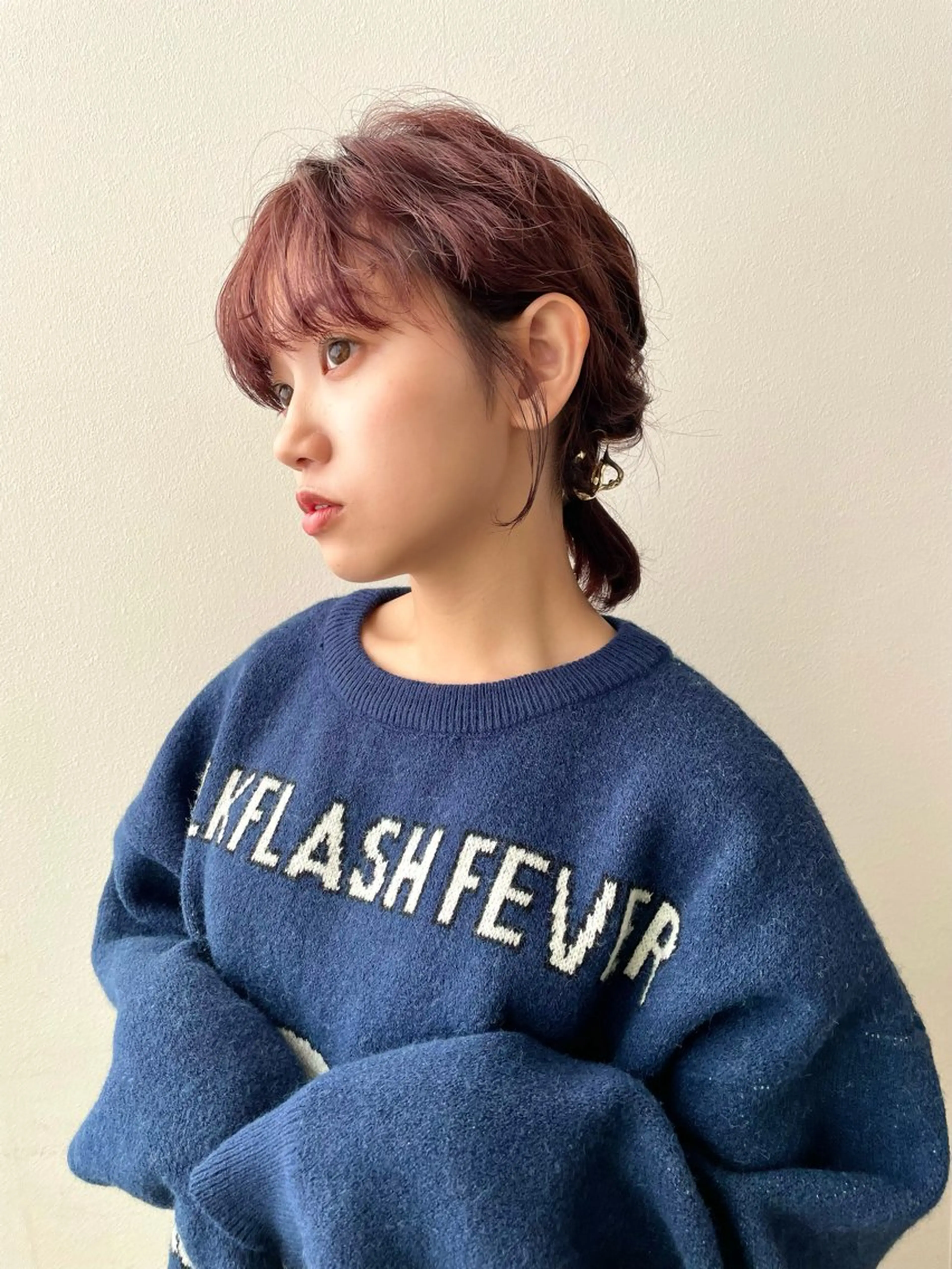 ミディアム カラー パーマ ミディアムパーマ ボブ BELLA/天王寺/ 似合わせ/木浦心のヘアスタイル