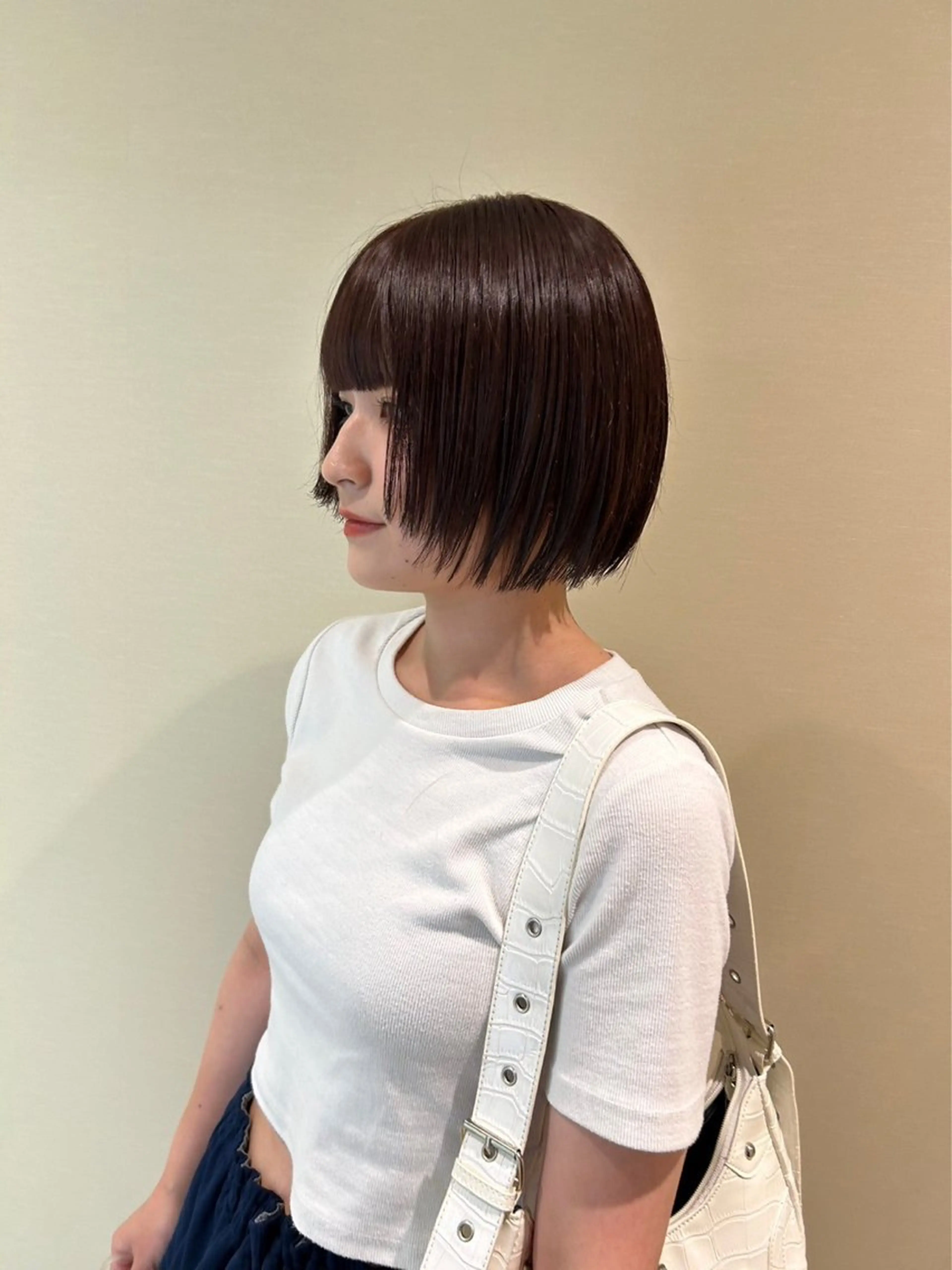 ショート カラー ヘアアレンジ 韓国レイヤー＆ピンク 艶髪🩶maikoのヘアスタイル