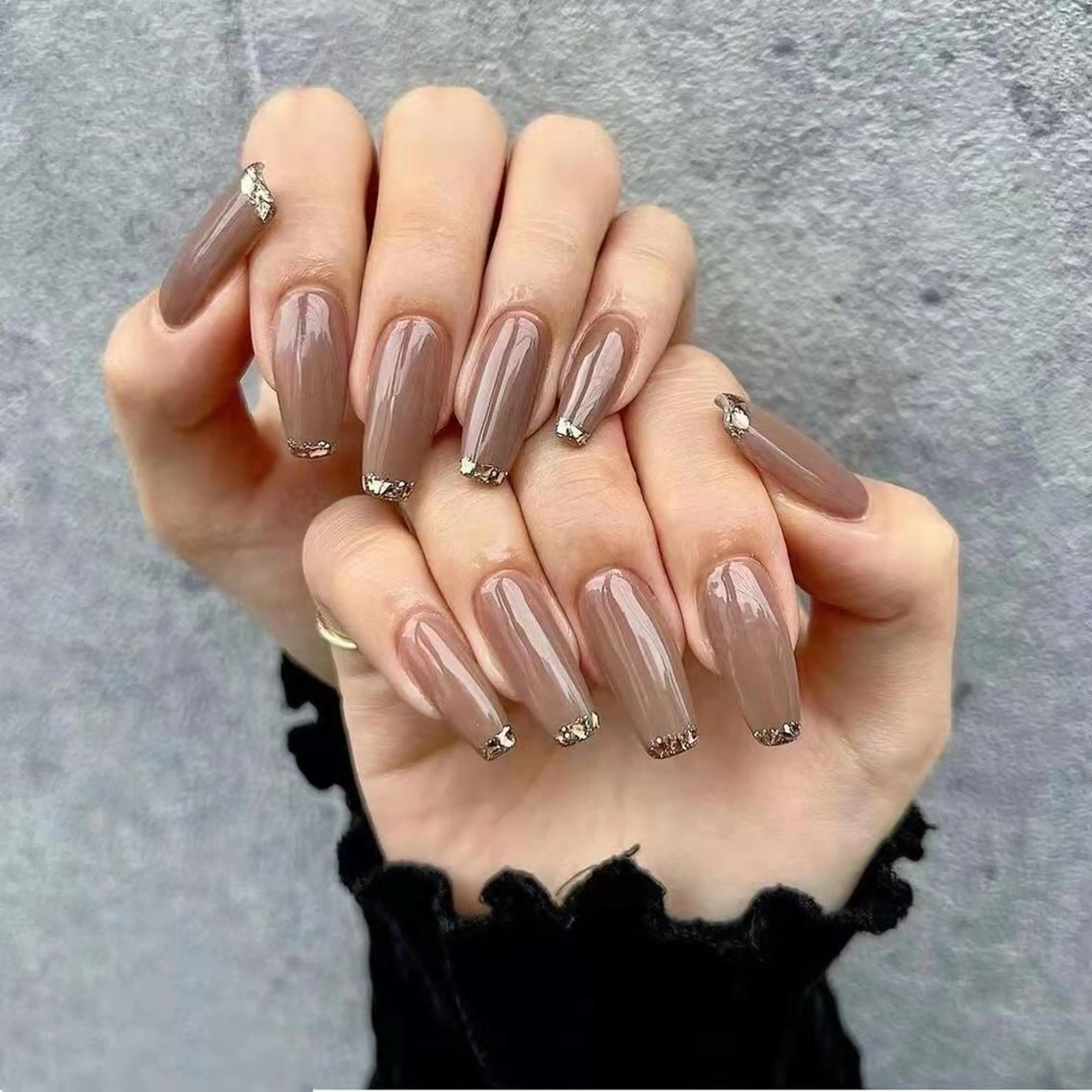 チップ長さ出しワンカラーの写真