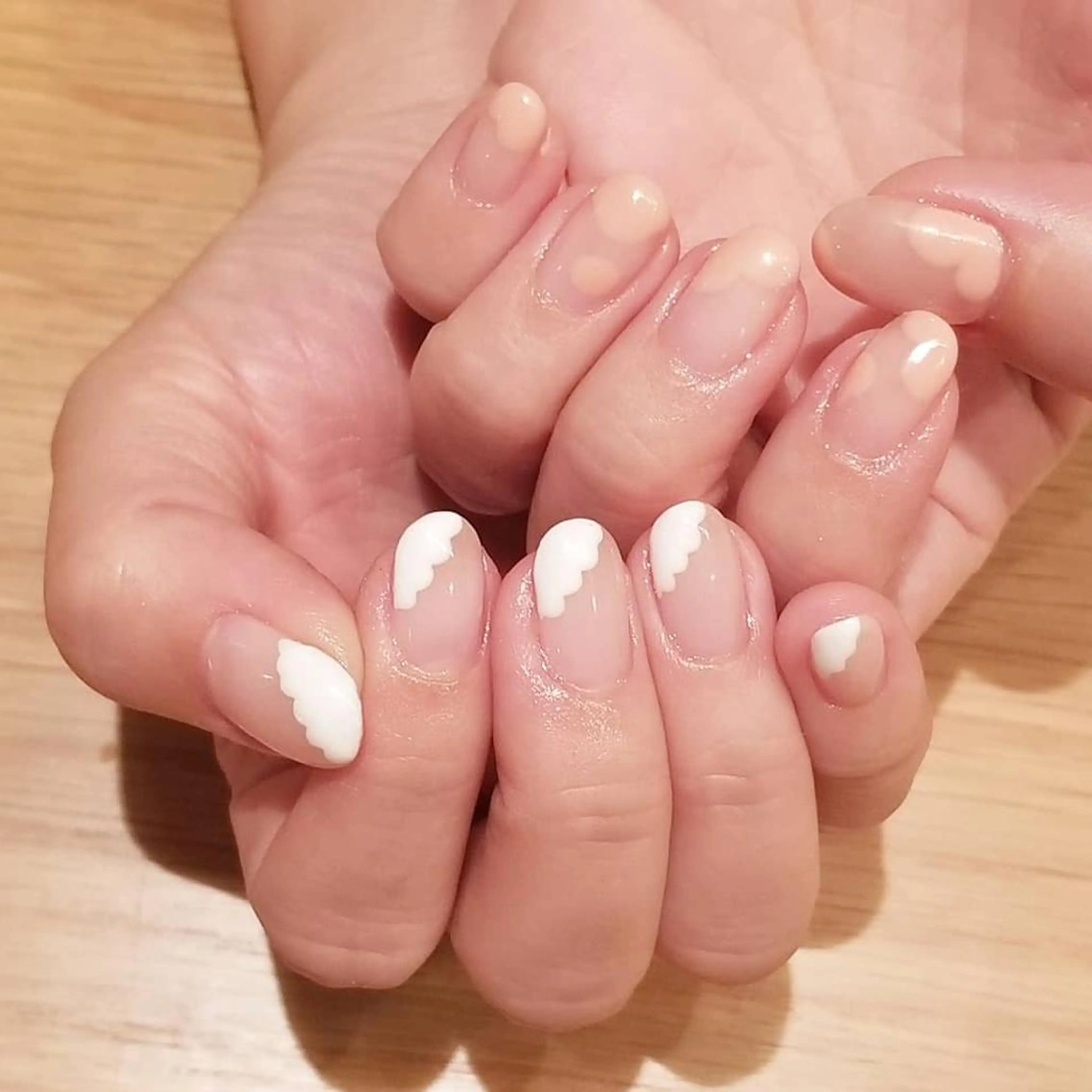 ネイル アートネイル クリアネイル 個人サロン saltnailのネイルデザイン