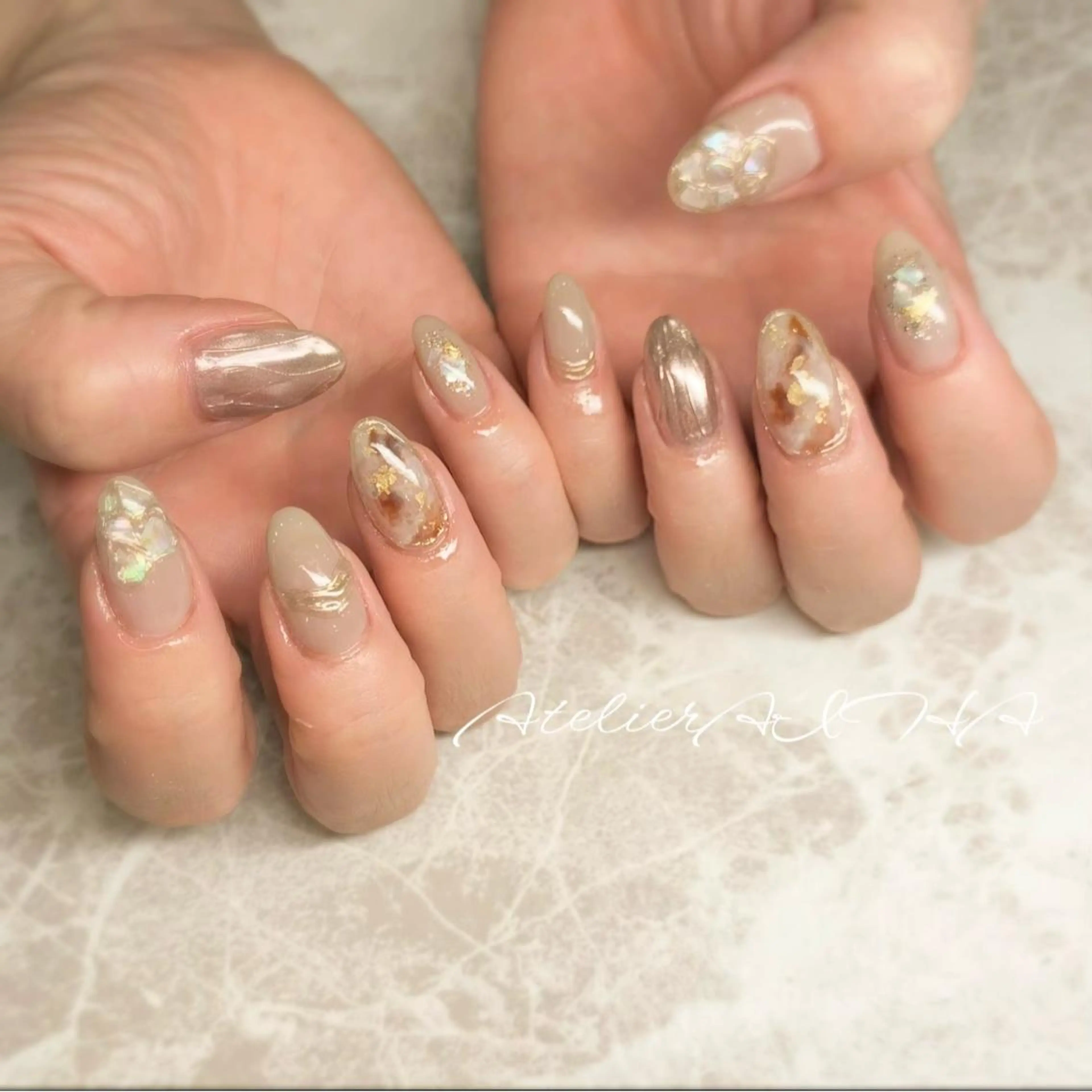 ネイル アトリエAIHA所属・アトリエAIHA★ フィルイン推奨サロンのネイルデザイン