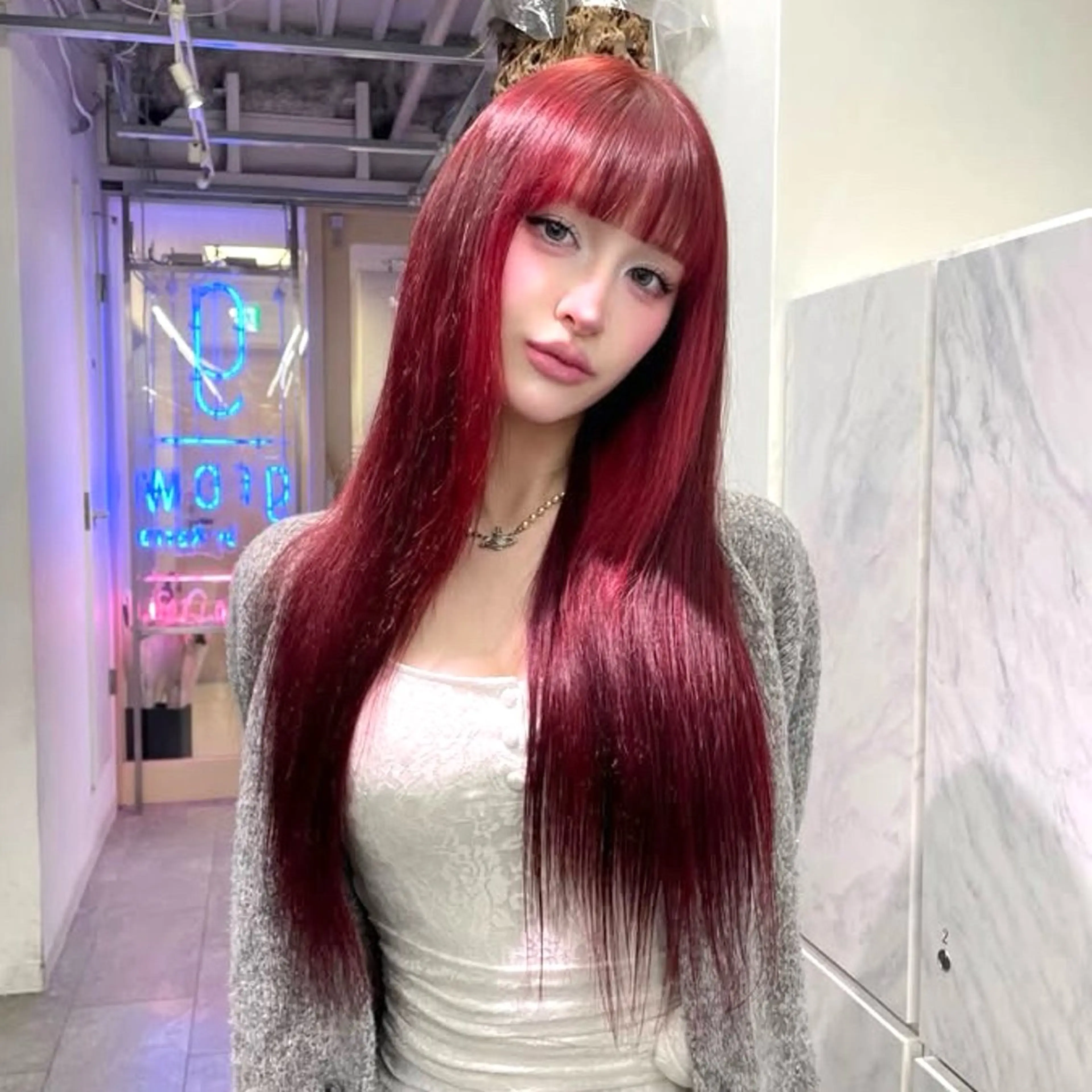 ◆圧倒的人気 No.2◆【ワンカラー＋プルエクステ50本】　ロング料金なしの写真