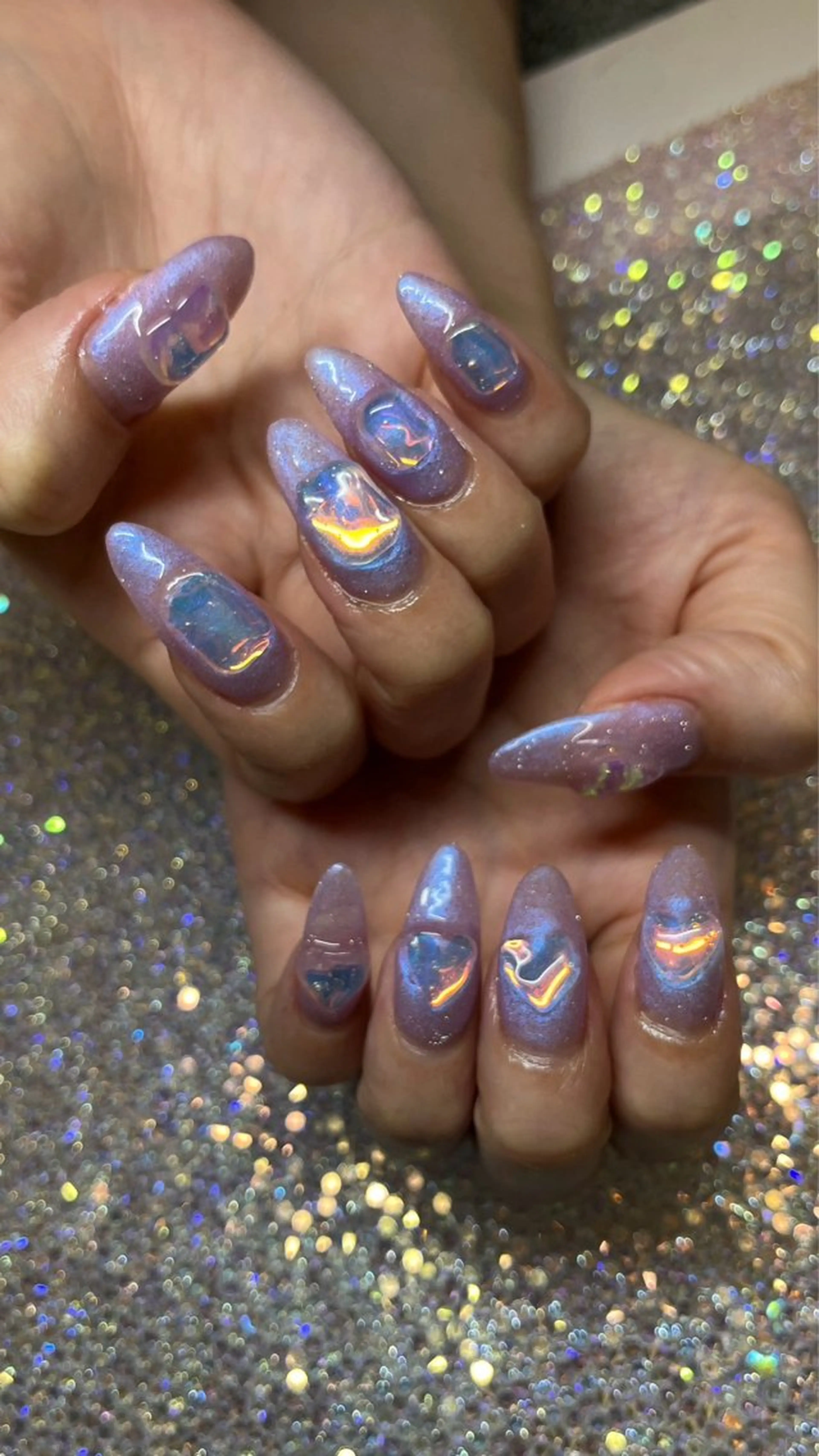 ネイル 氷ネイル・うるうるネイル CLAIRE 〚クレア〛のネイルデザイン