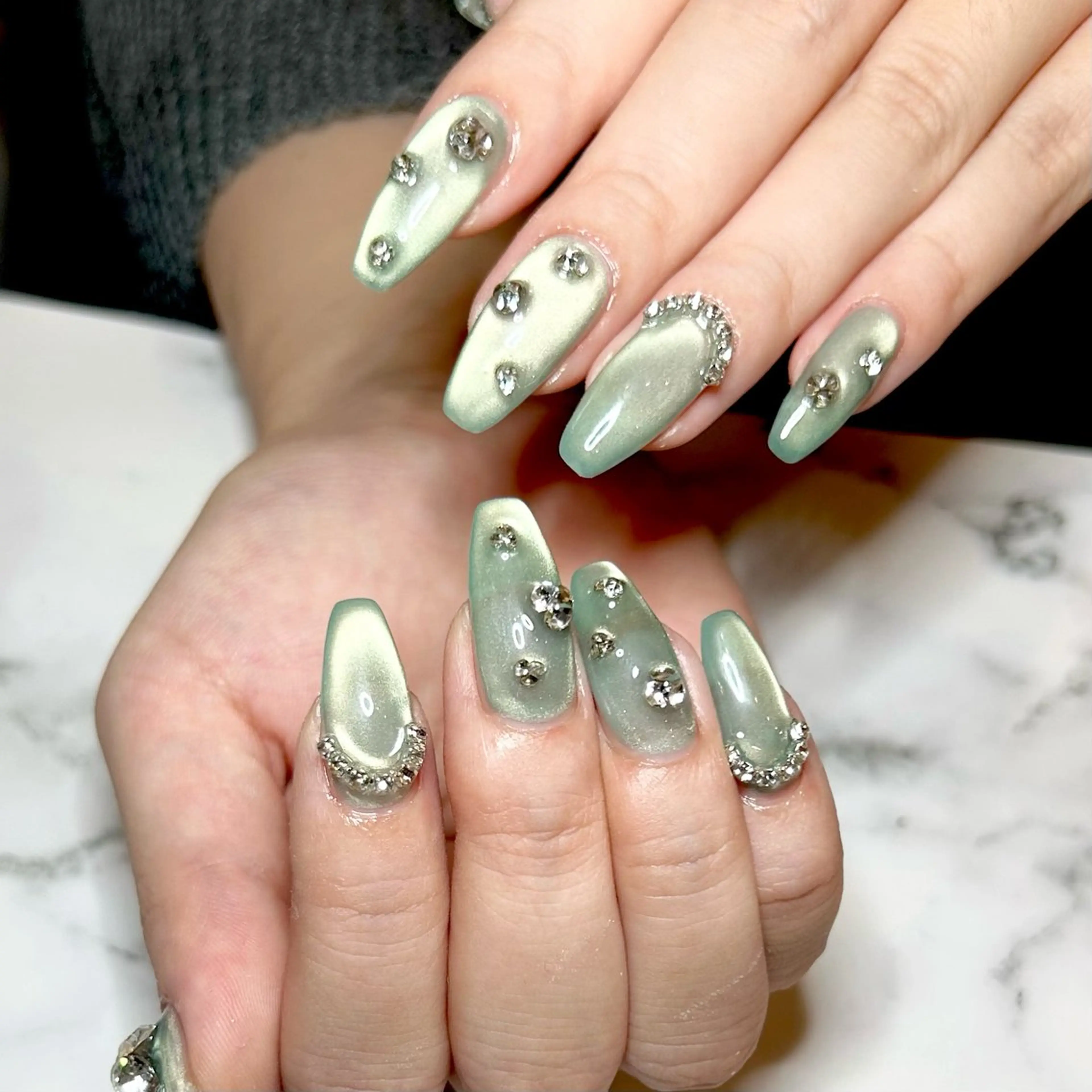 ネイル ハンドネイル ハンドケア she nail studio所属・パラジェル/スカルプ salonOerbaのネイルデザイン