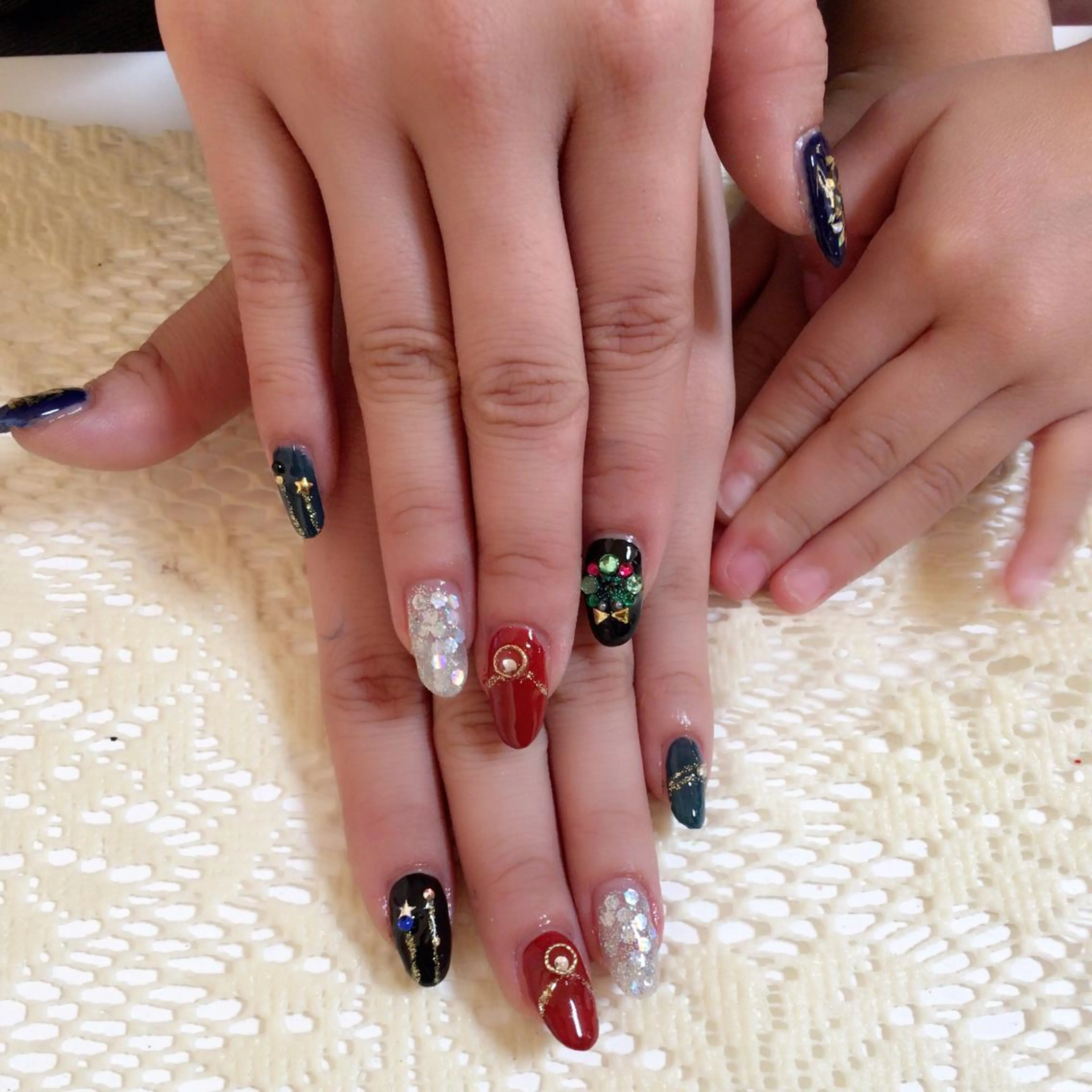 ネイル 長さ出し 藤 あやのネイルデザイン