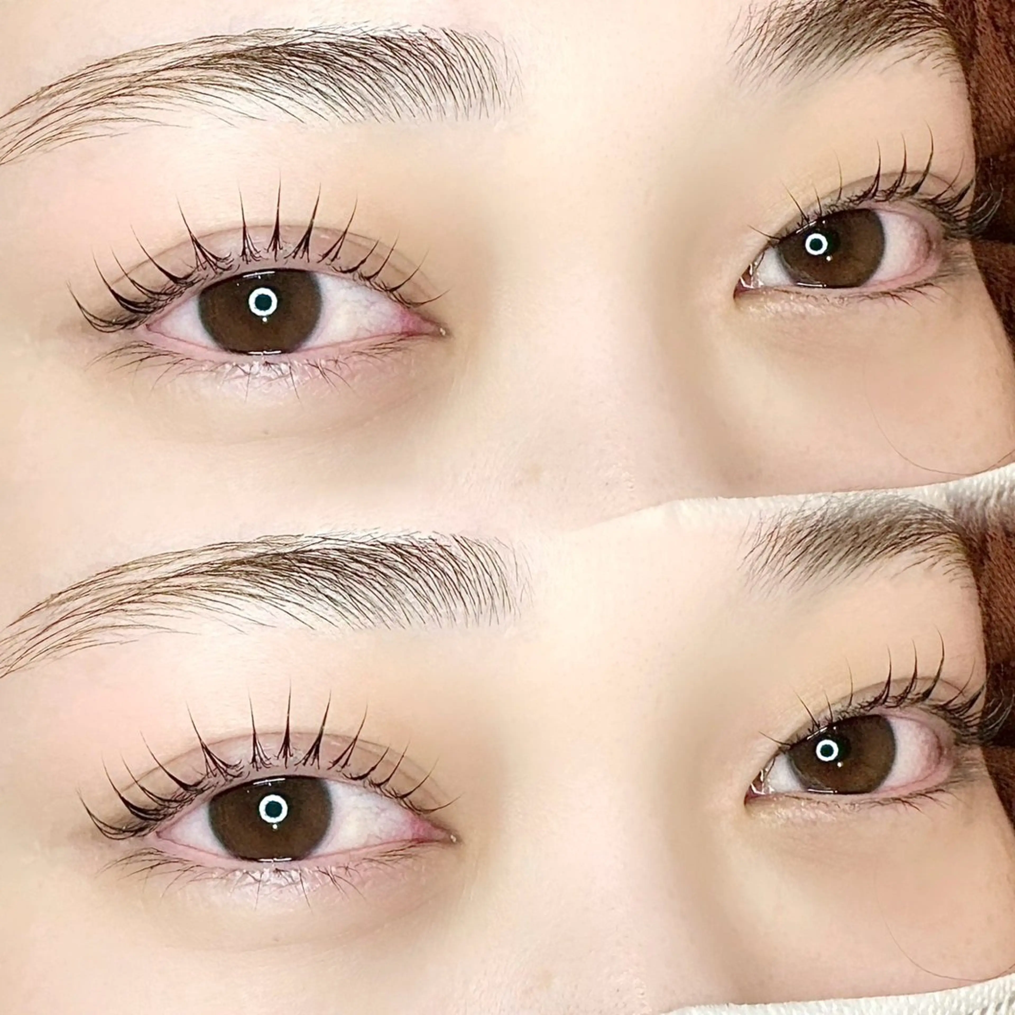 韓国風束感まつ毛パーマ💕＋アイブロウwax🪽の写真