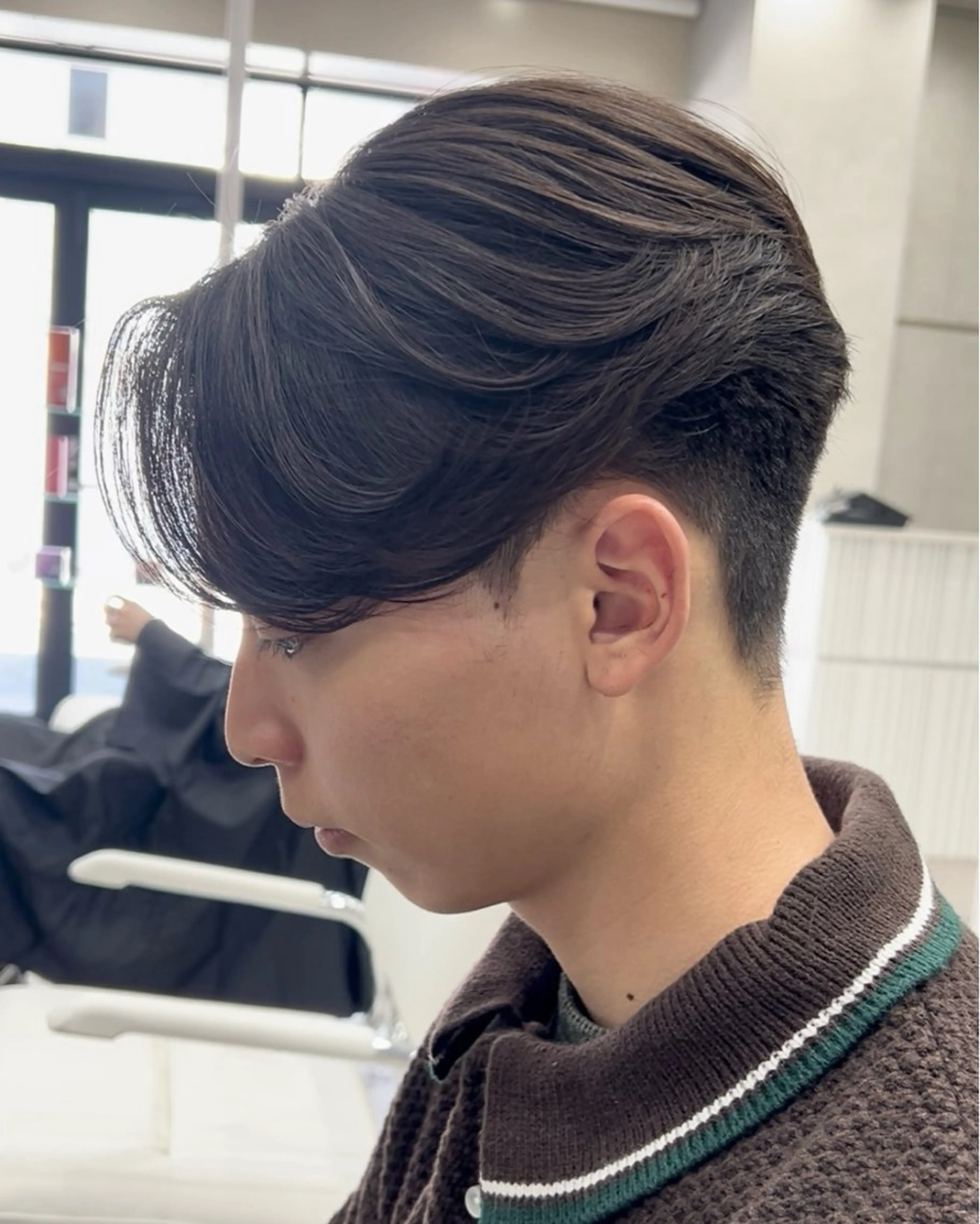 パーマ メンズ カット 縮毛矯正 毛流れ/メンズパーマ kanata/溝の口のヘアスタイル