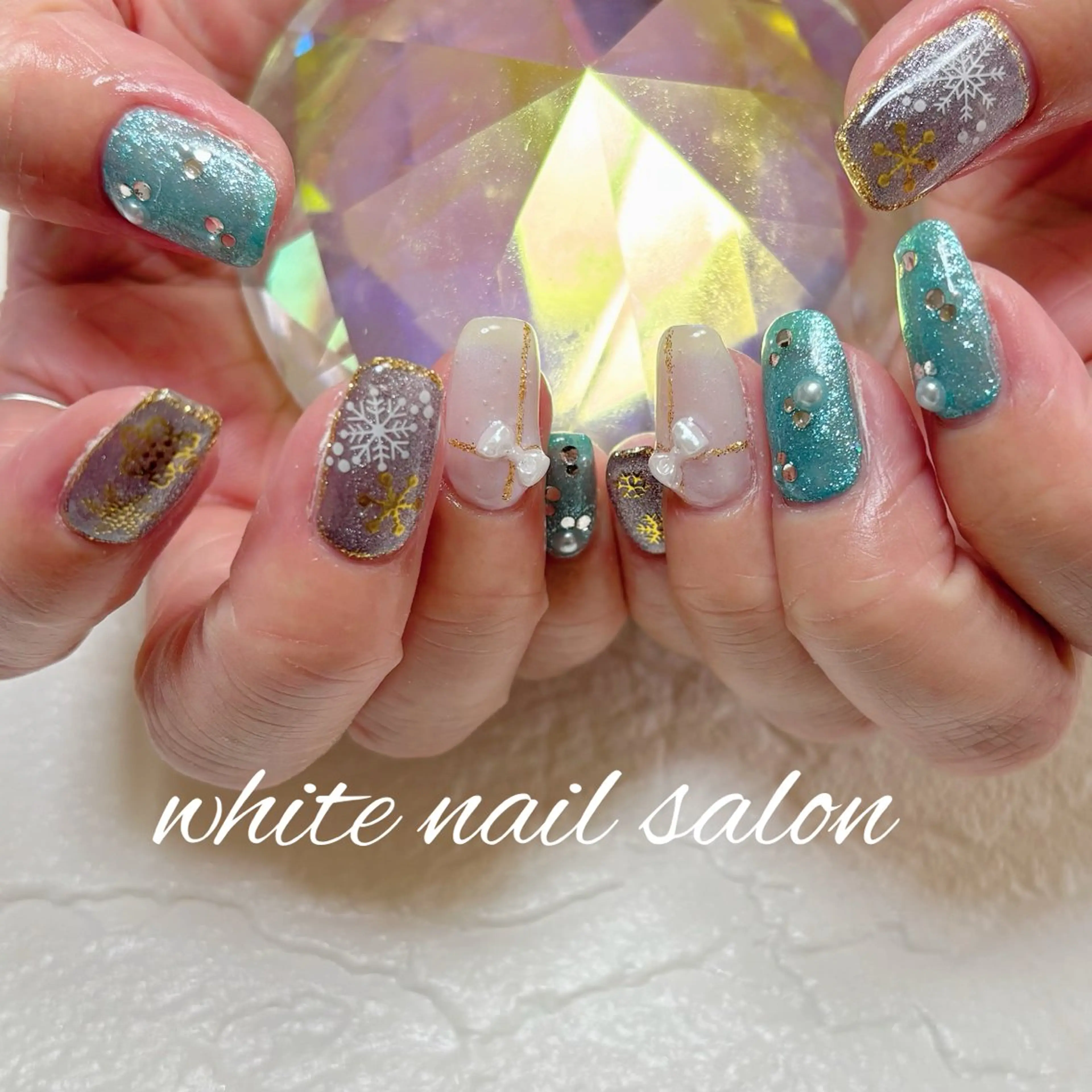 ネイル フットネイル ハンドネイル white nail salonのネイルデザイン