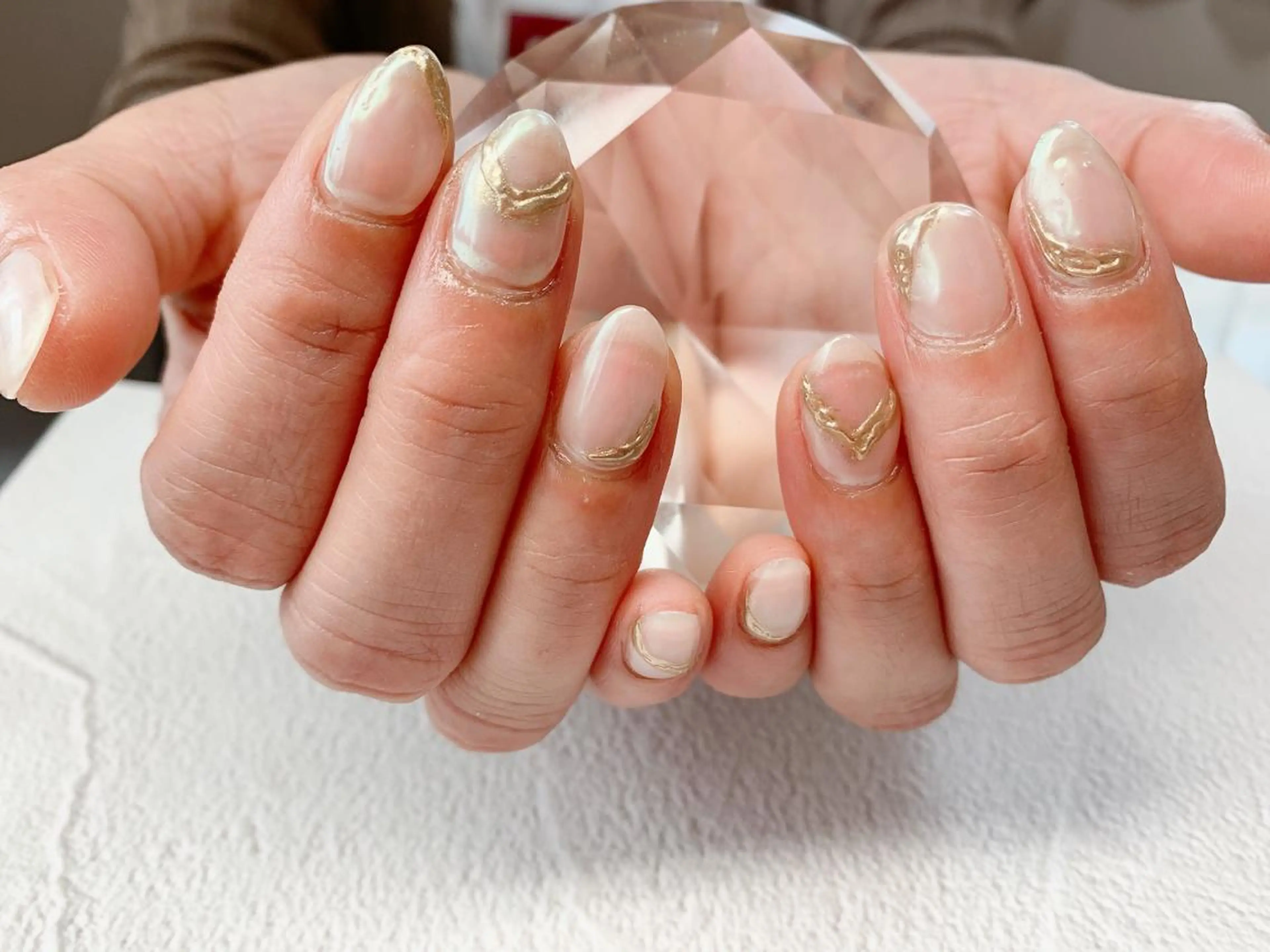 ネイル オーロラネイル ミラーネイル ハンドネイル 痩身/脱毛/ネイル HARUKAのエステ・リラクイメージ