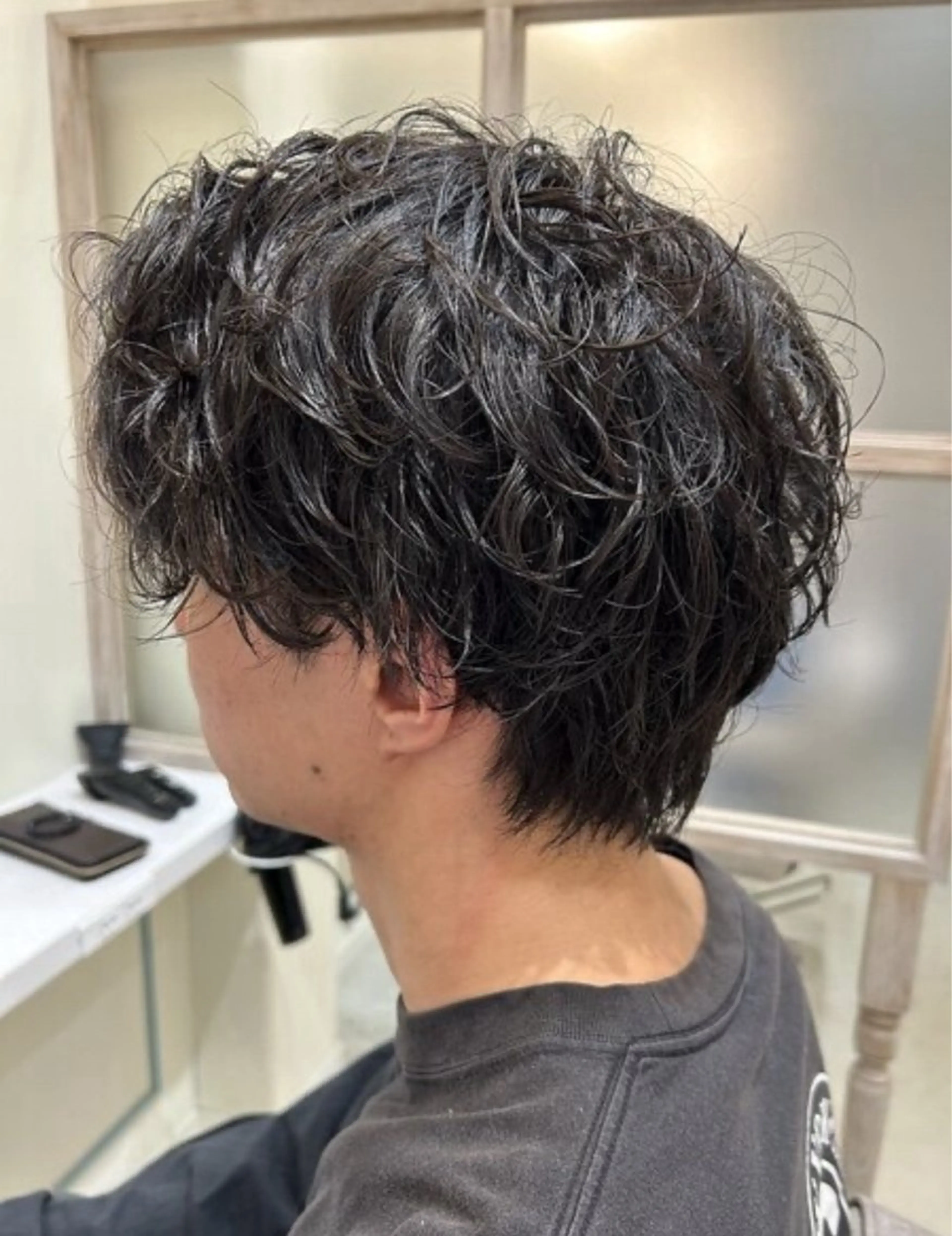 ミディアム ミディアムパーマ N'SOL戸田店 加藤颯馬のヘアスタイル