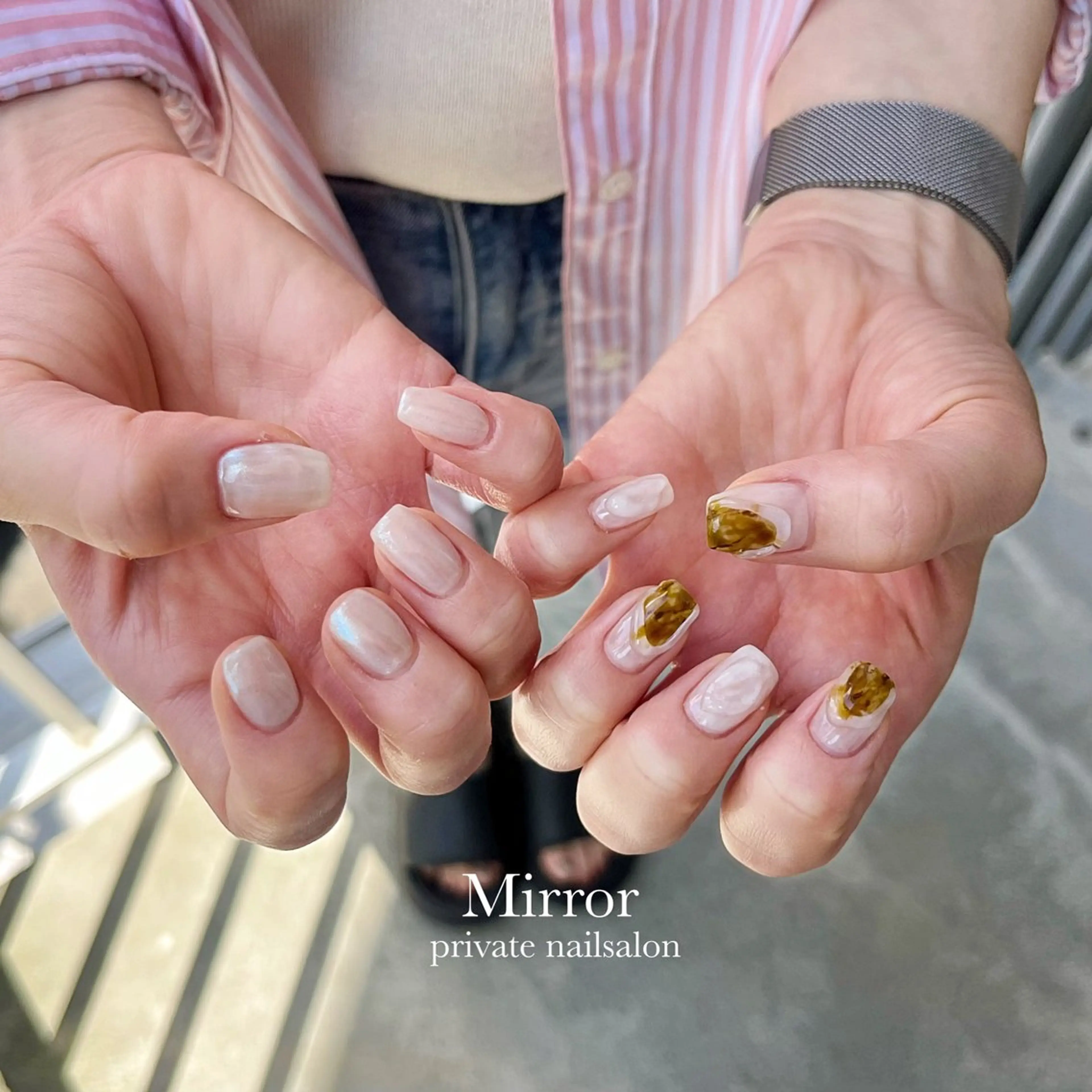 ネイル ハンドネイル nailsalon Mirrorのネイルデザイン