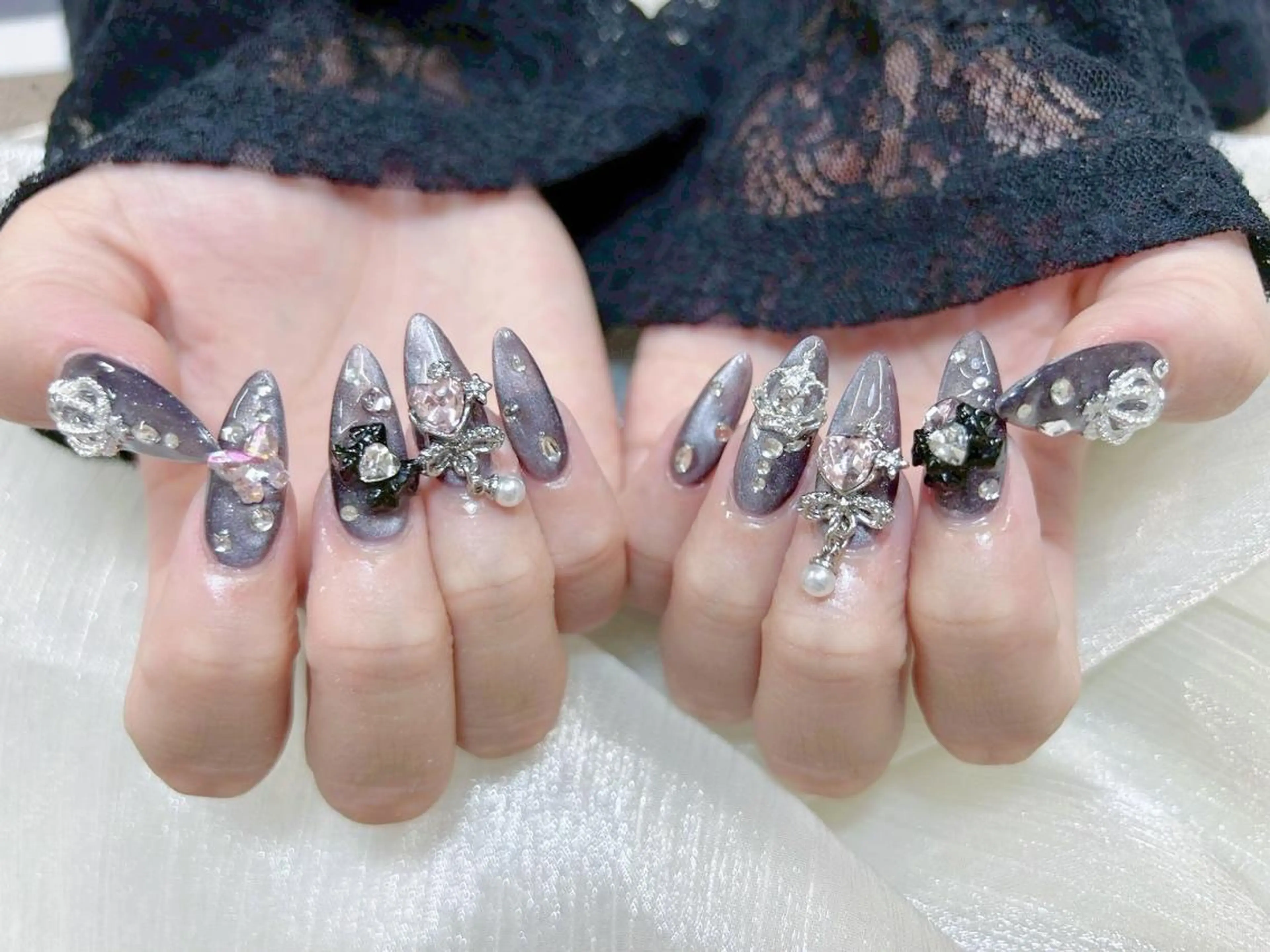 ネイル 韓国ネイル ワンホンネイル ハンドネイル koto‎ネイル 大宮店のネイルデザイン