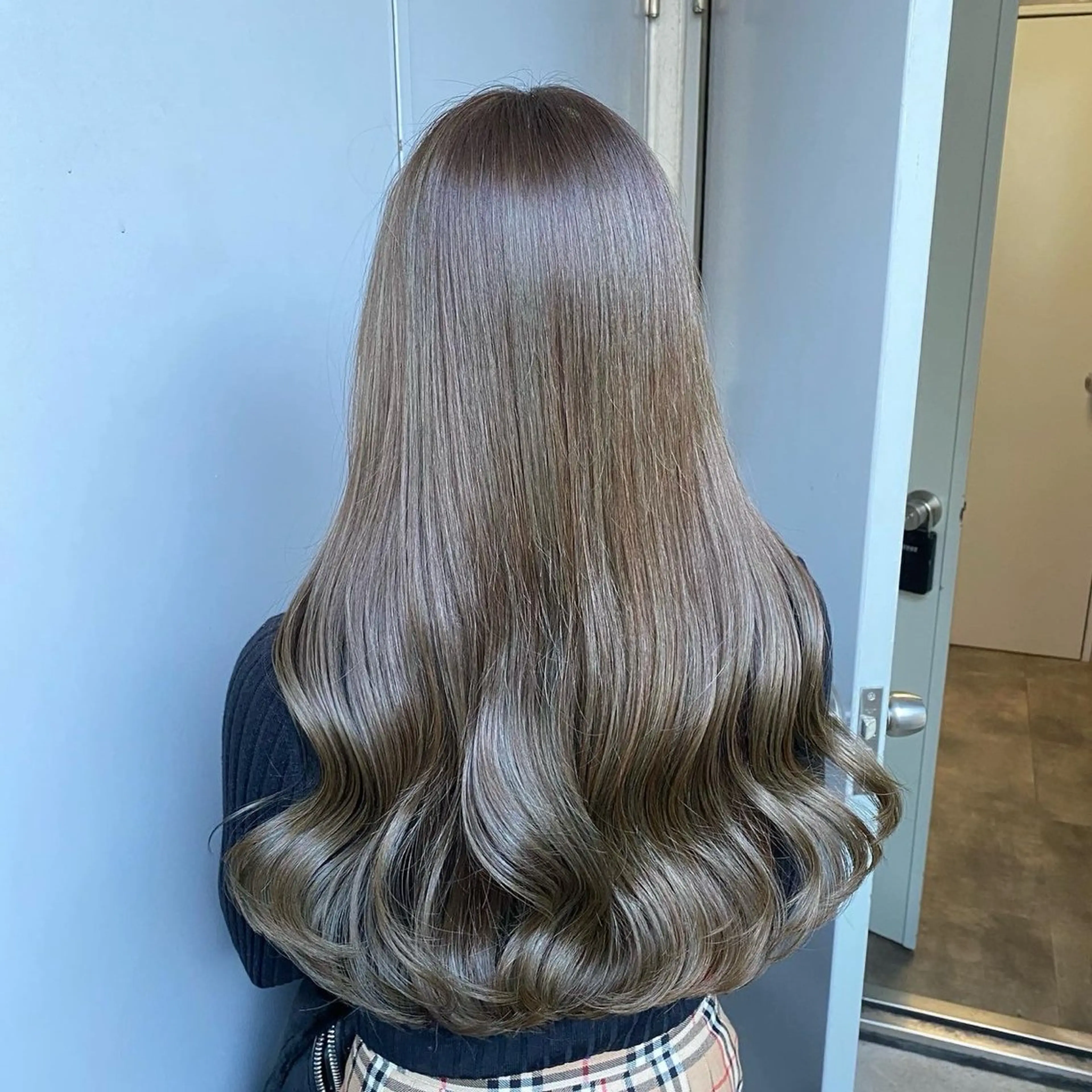 ロング カラー 🟦ニュアンス/メン ズパーマ横浜🟦のヘアスタイル