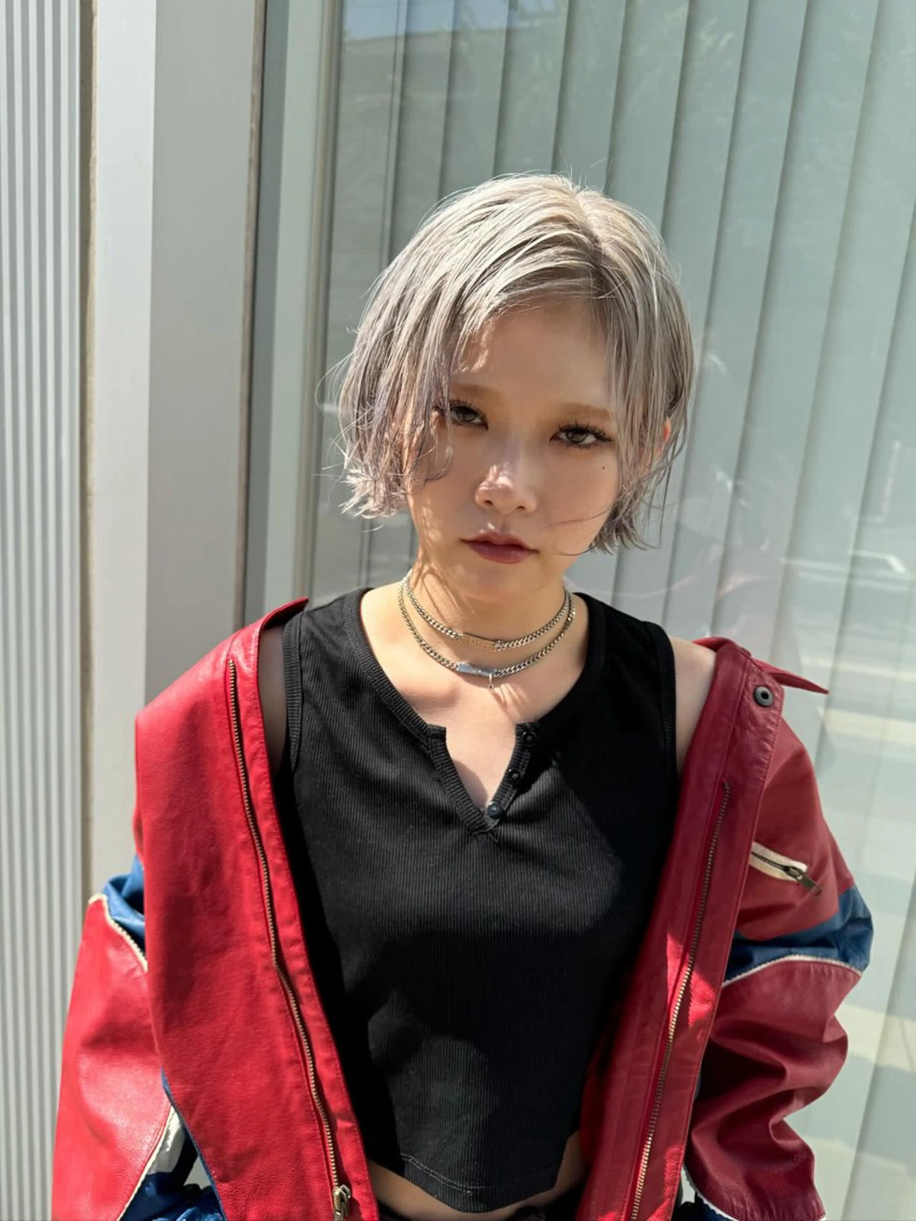 ショート カラー dao/ミルクティー /ブラウン/ブロンドのヘアスタイル