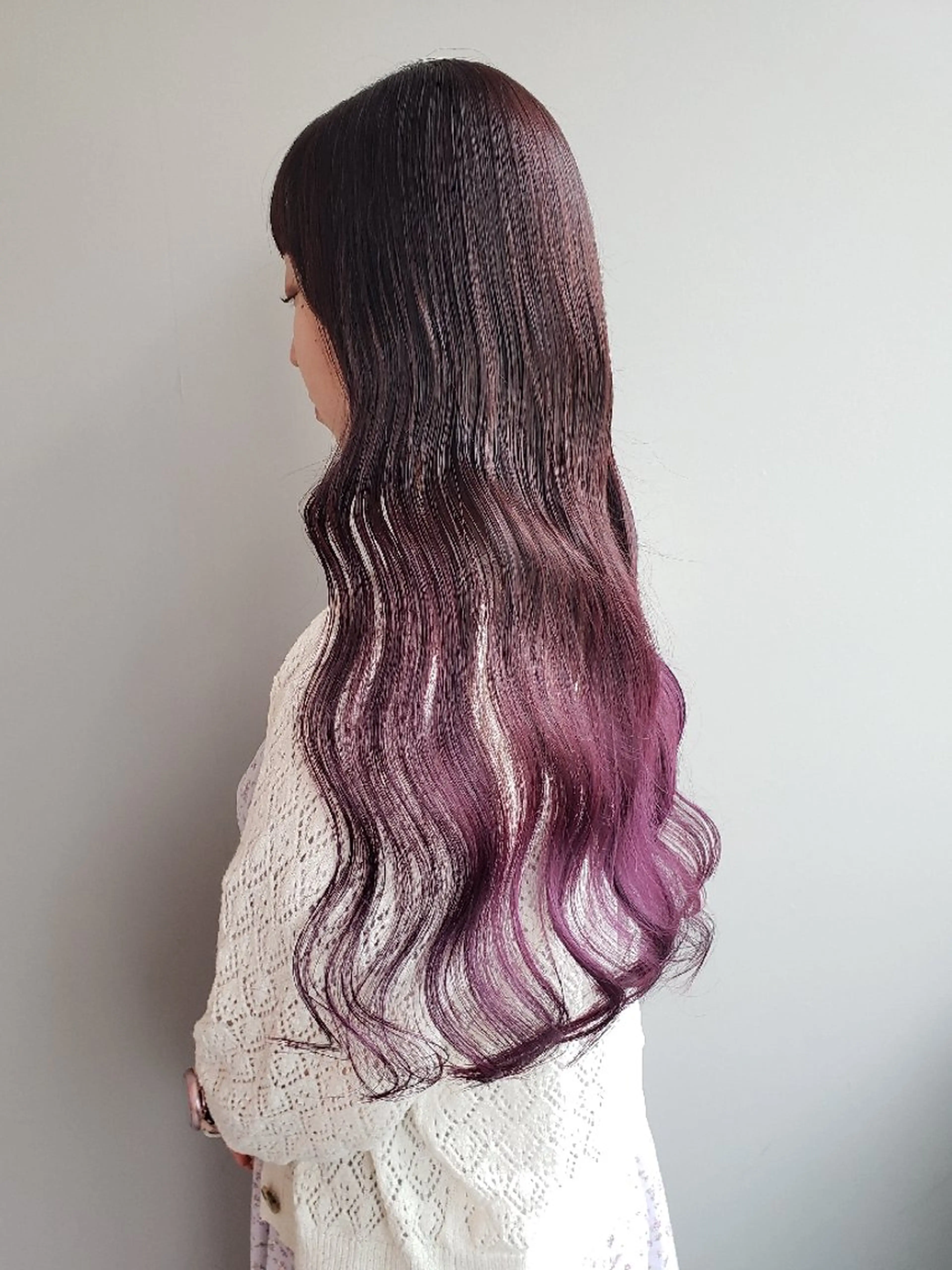 グラデーションカラー(ブリーチ＋全体カラー込み)・2stepトリートメント※ケアブリーチ変更可能の写真