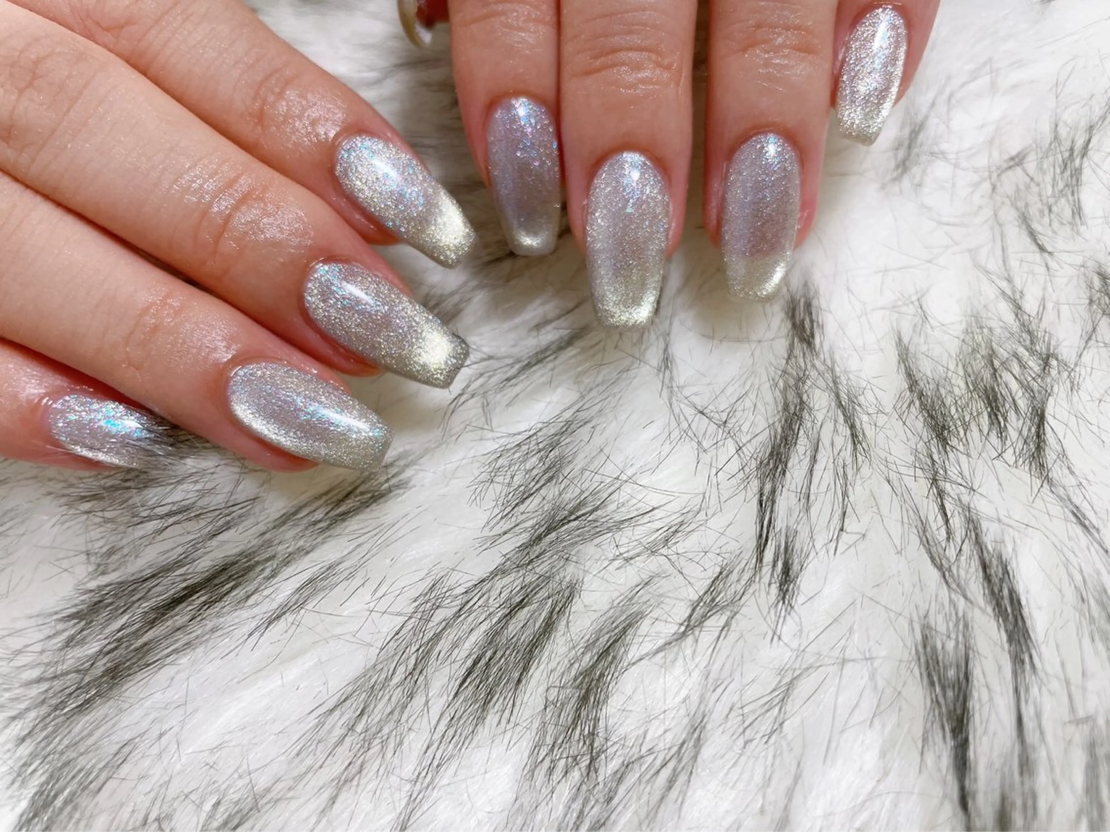 ネイル オーロラネイル フットネイル フレンチネイル ジェルネイル 韓国ネイル ハンドネイル kiki nail &brow二子玉川の眉毛・アイブロウイメージ