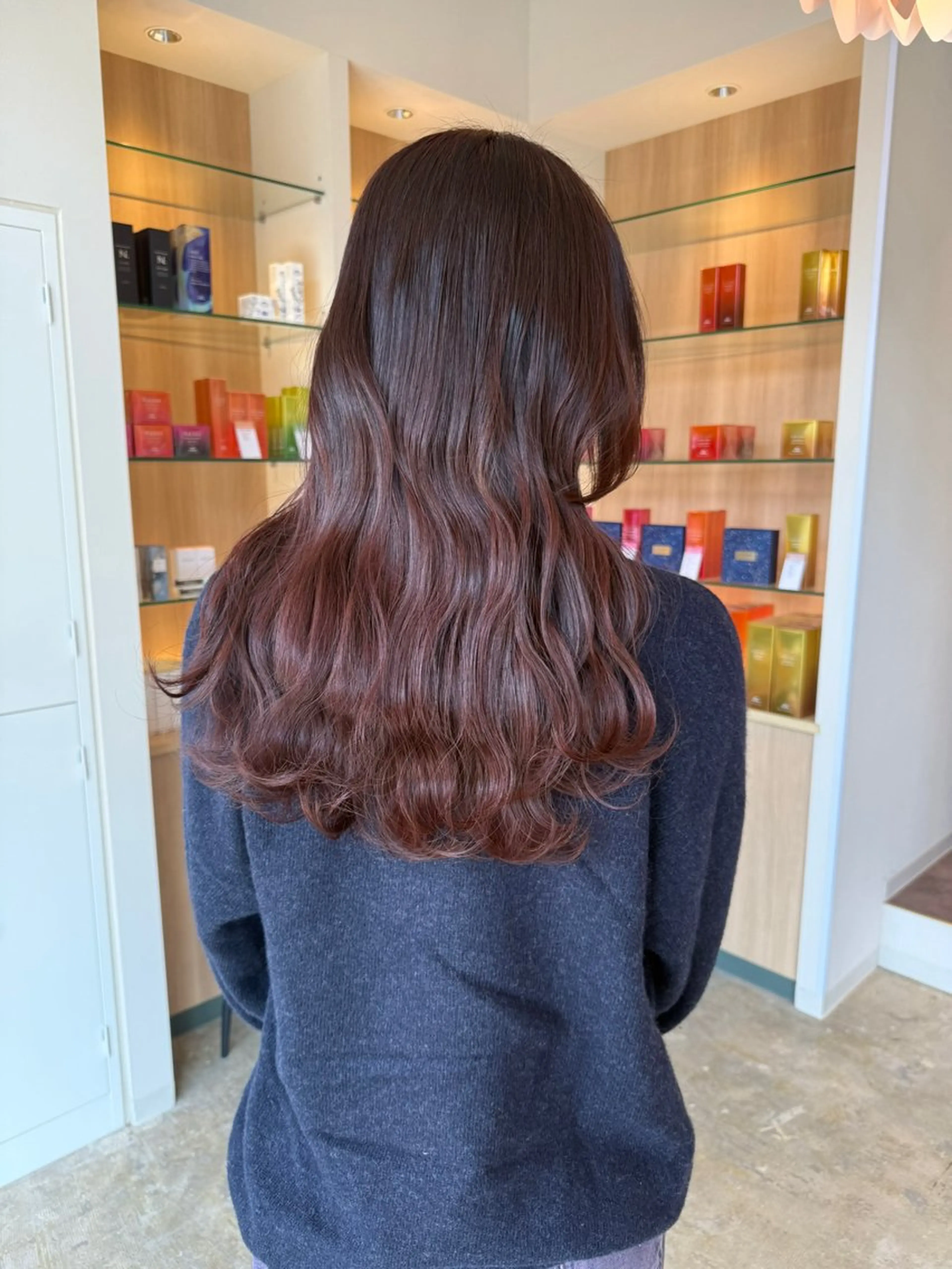 セミロング 池村美月 @透明感カラーのヘアスタイル