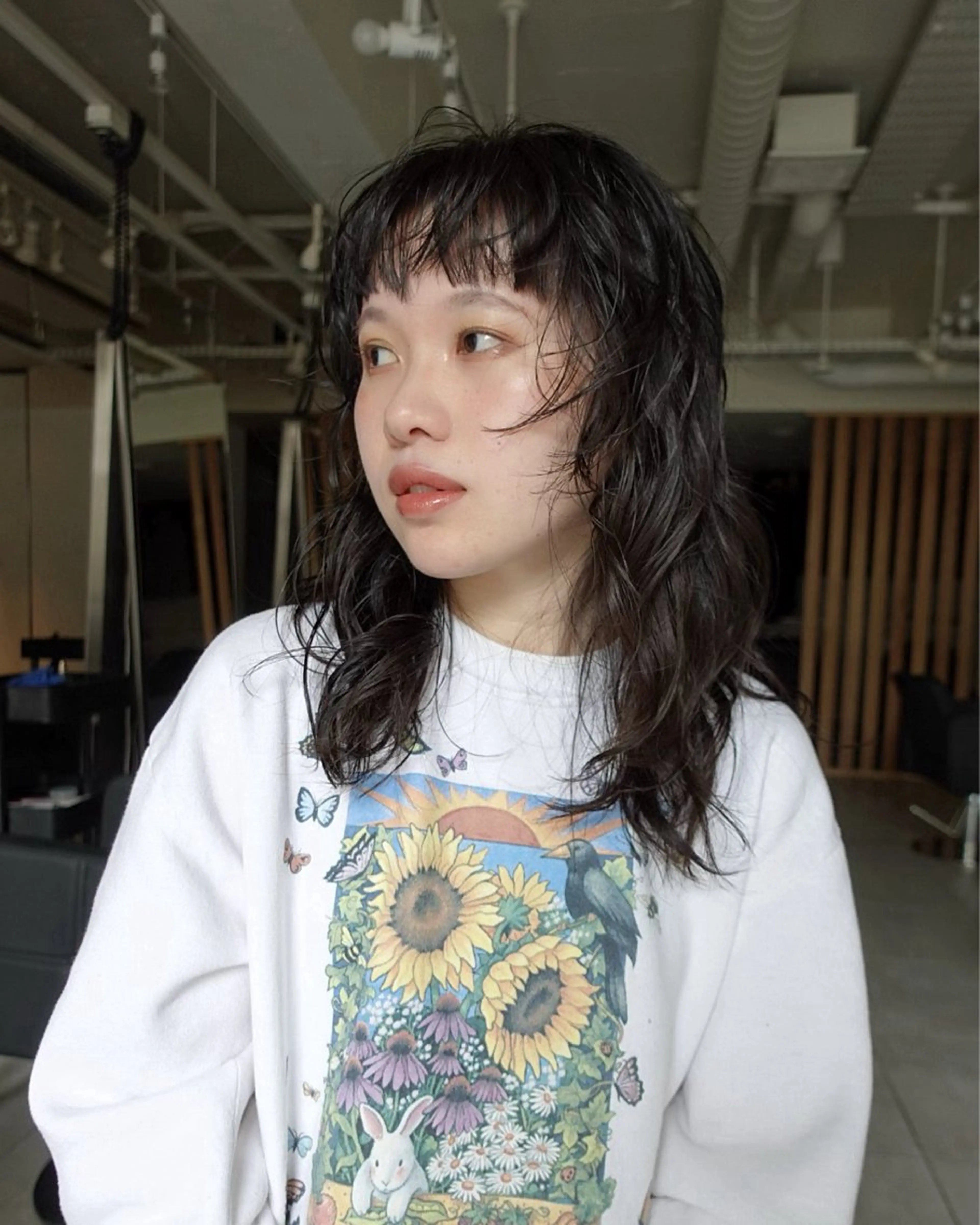 セミロング パーマ セミロングパーマ hyuga/パーマ /ニュアンスパーマのヘアスタイル